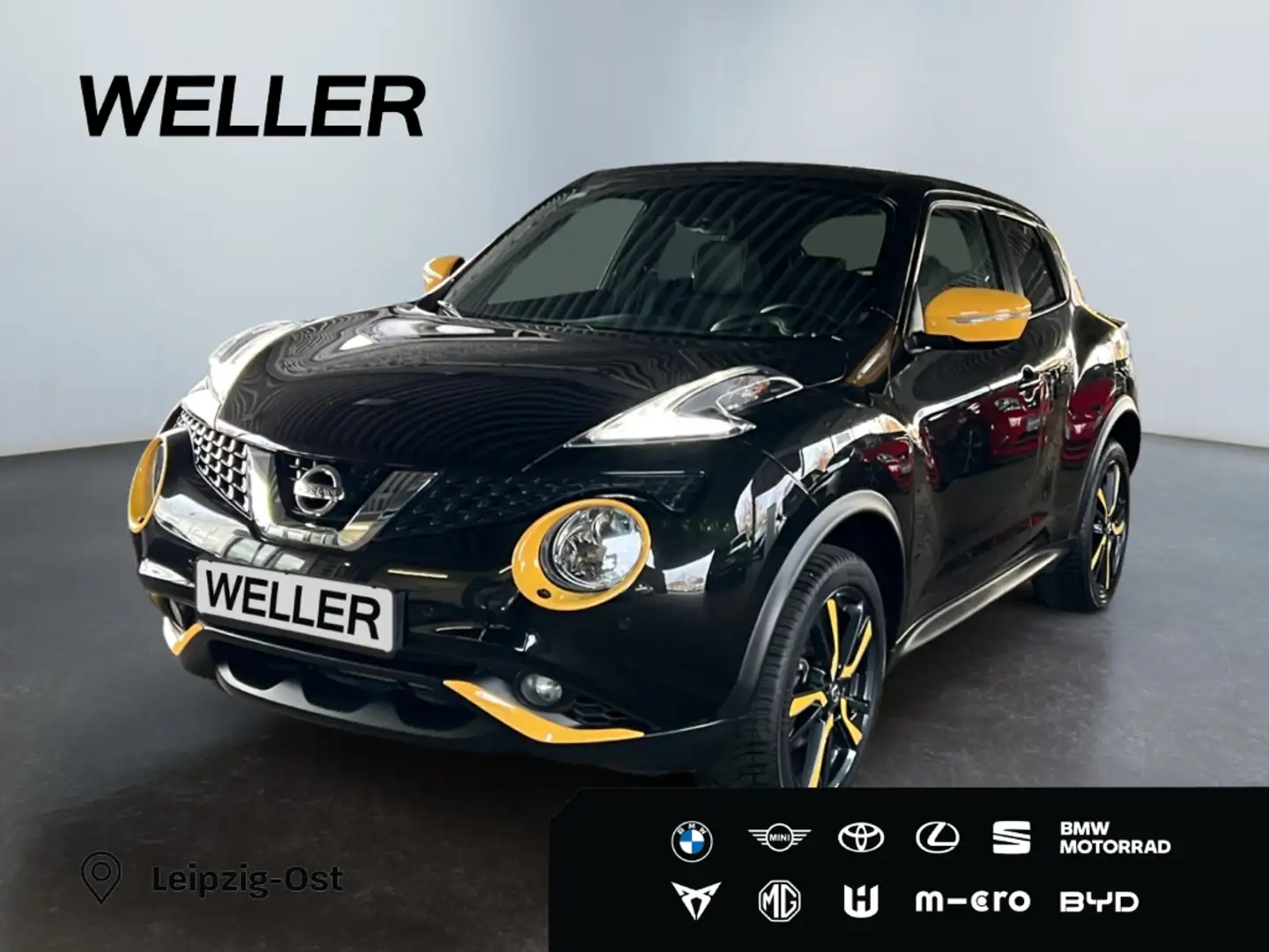 Nissan Juke 1.2 DIG-T N-Connecta *Teilleder*Kamera*SHZ* Zwart - 1
