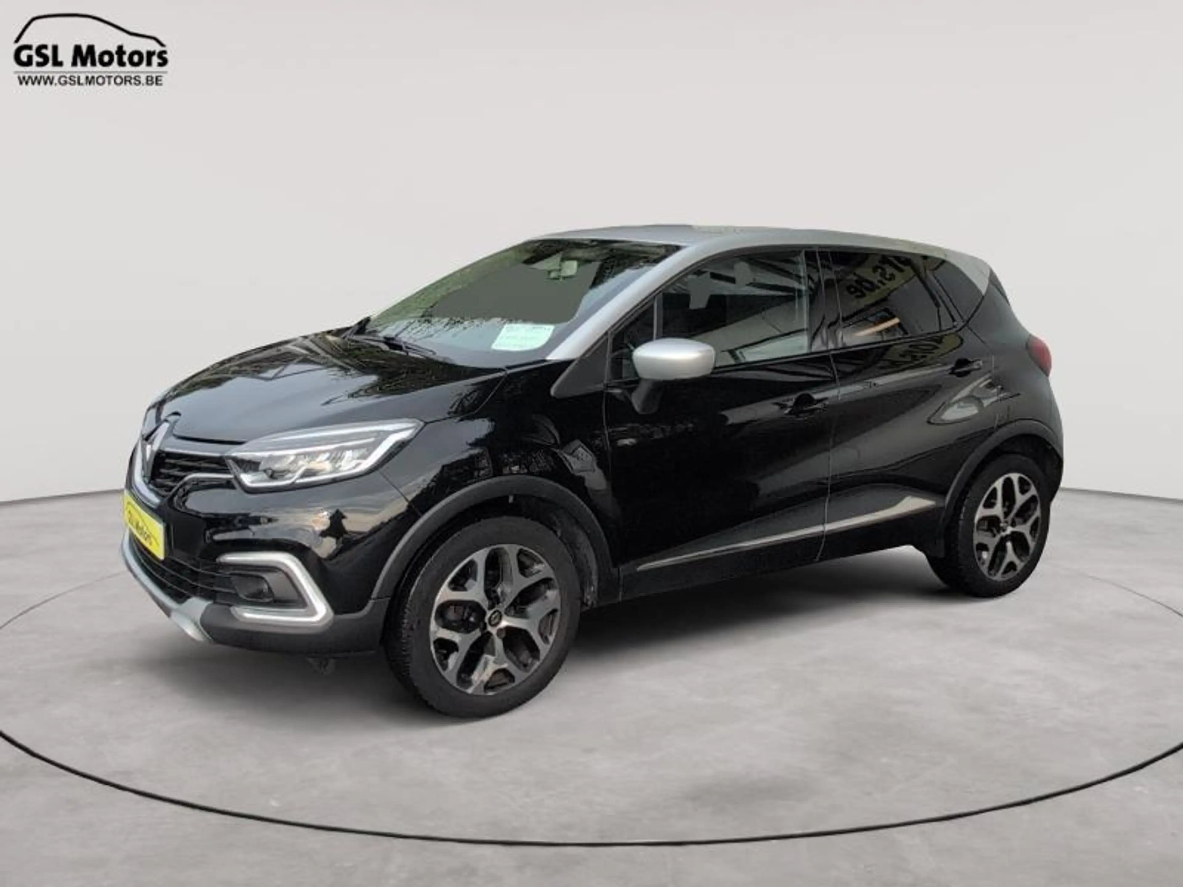Renault Captur 0.9TCE 90cv 12/2017 Noir GPS Airco Jantes Cruise
