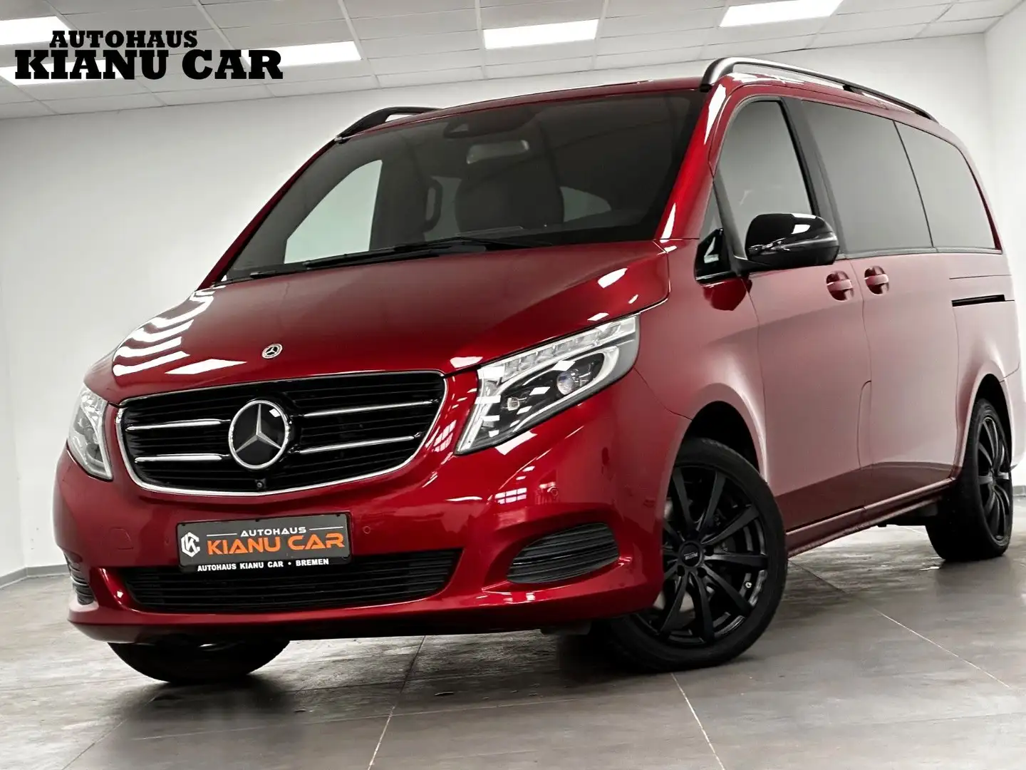 Mercedes-Benz V 250 V250LANG.Avantgarde.LED.360°KAM.NIGHT.LEDER.BURM Roşu - 1