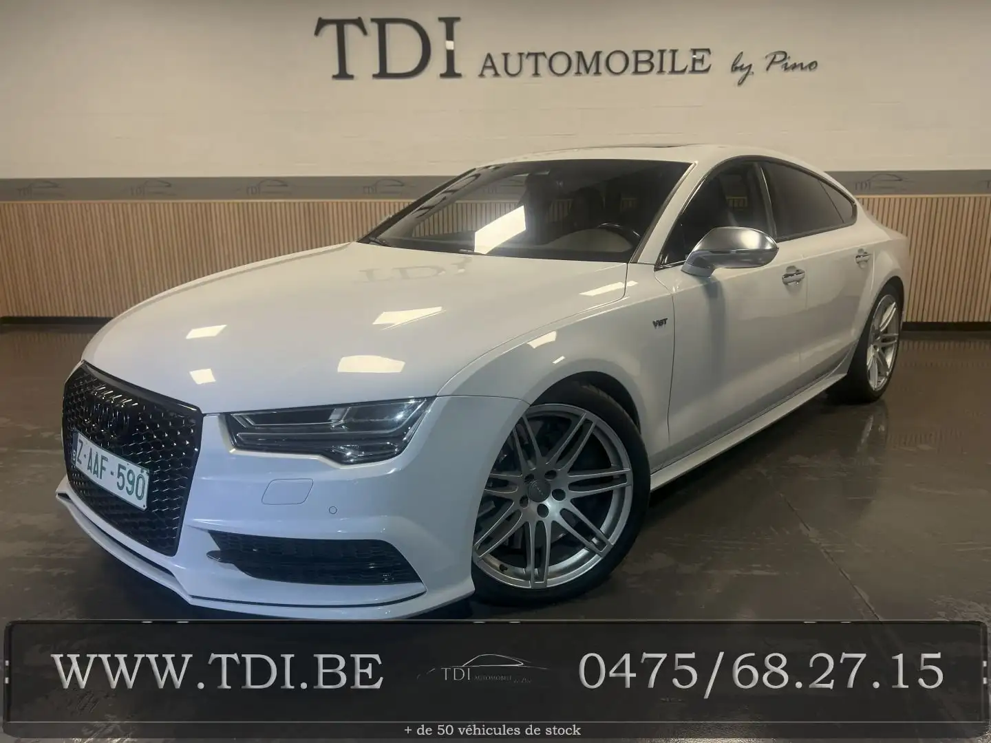 Audi S7 S7 Sportback 4.0 V8 TFSI Quattro S7*S-LINE*TOE*✔ Blanco - 1