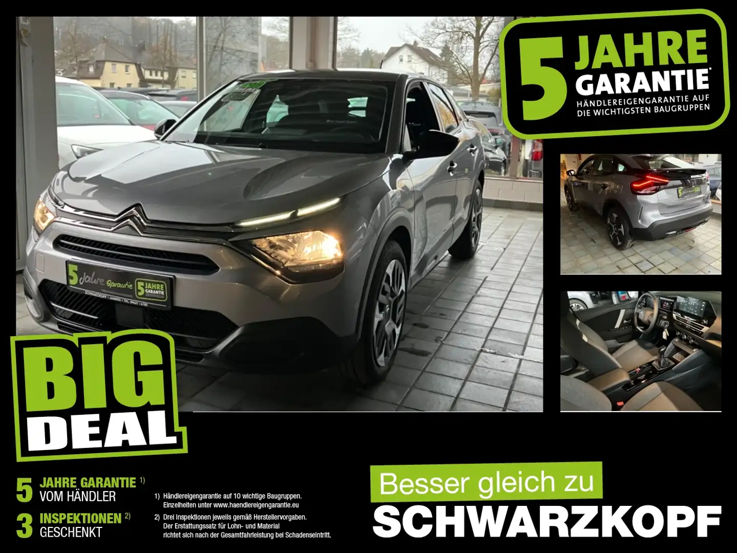 Citroen C4 1.2 PureTech Rückfahrkamera,Tempomat Grau - 1