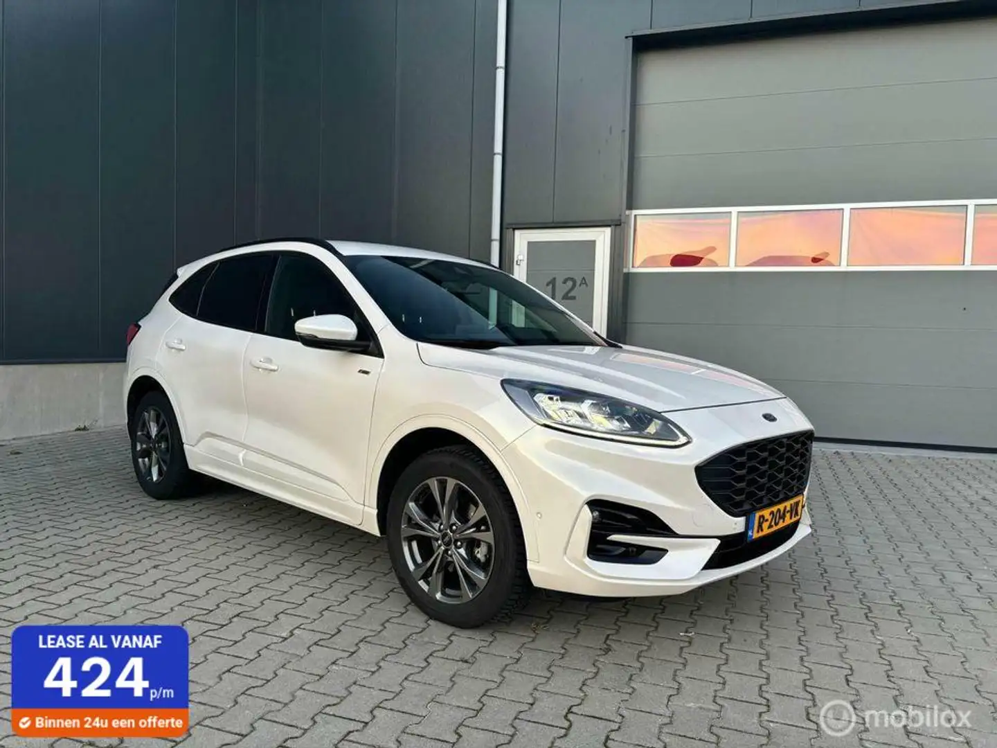 Ford Kuga 2.5 PHEV ST-Line X, 2021 224PK als nieuw, hybride Blanc - 1