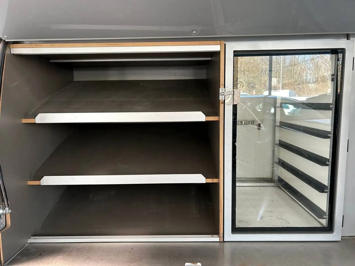 Renault Kangoo Verkaufswagen Imbisswagen Kühlschrank Dachträger Grau - 2