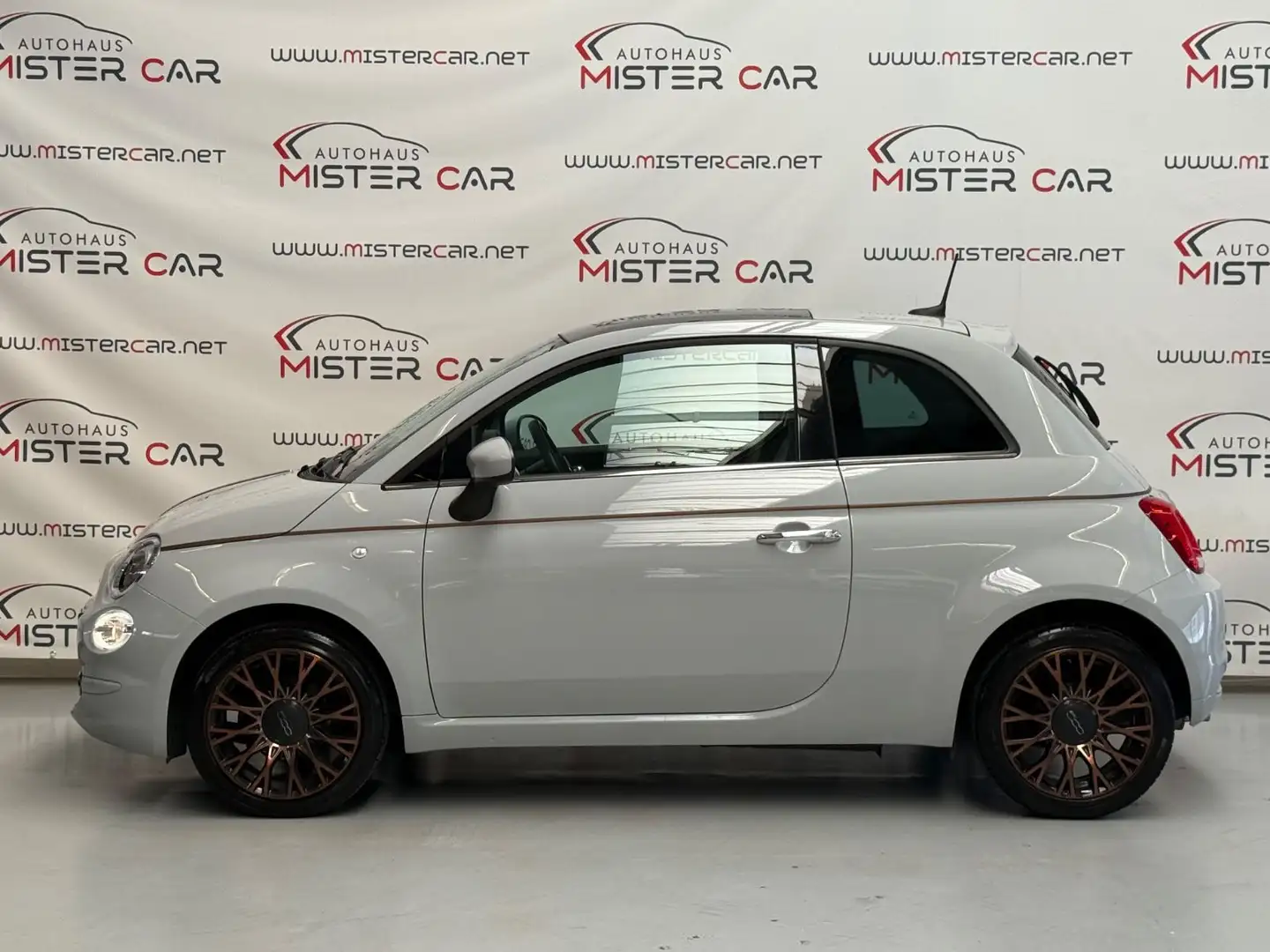 Fiat 500 Collezione PANO/NAVI Touch/PDC/Klima/WR/17 Grau - 2