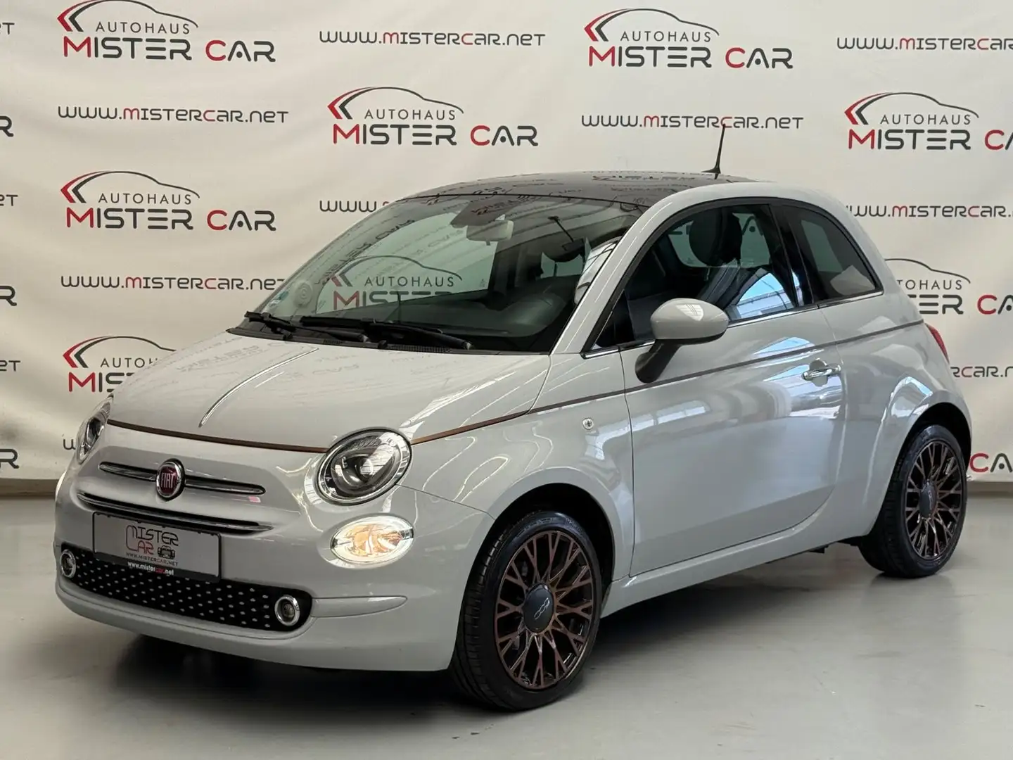 Fiat 500 Collezione PANO/NAVI Touch/PDC/Klima/WR/17 Grau - 1