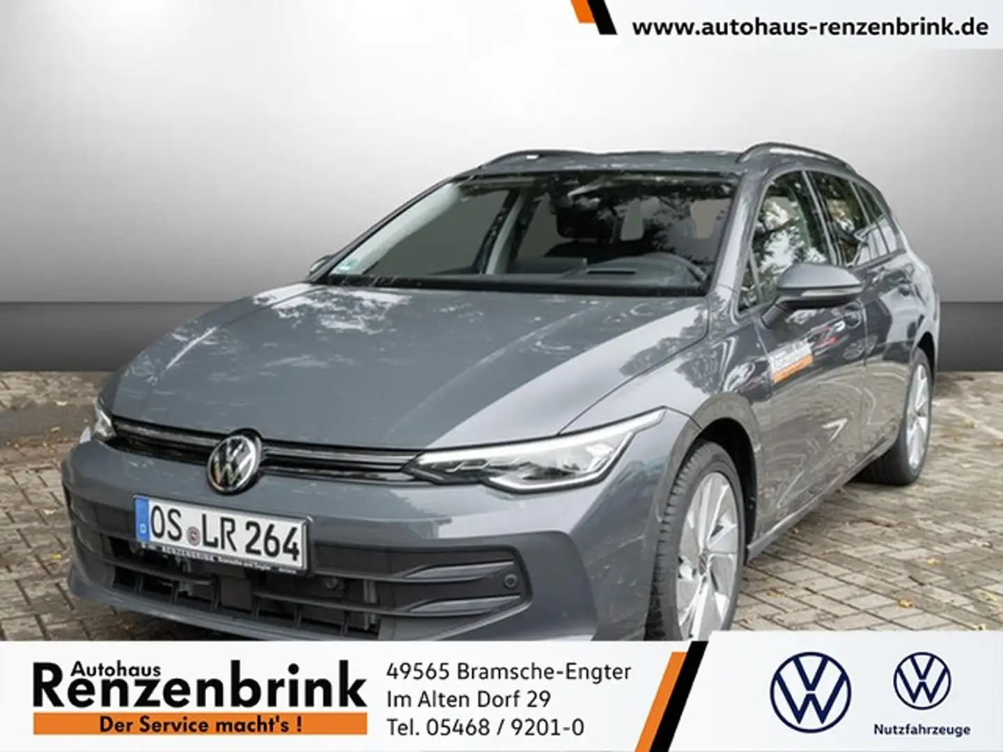 Volkswagen Golf VIII Variant Life TDI 6-Gang AHK RFK HUD Grau - 1
