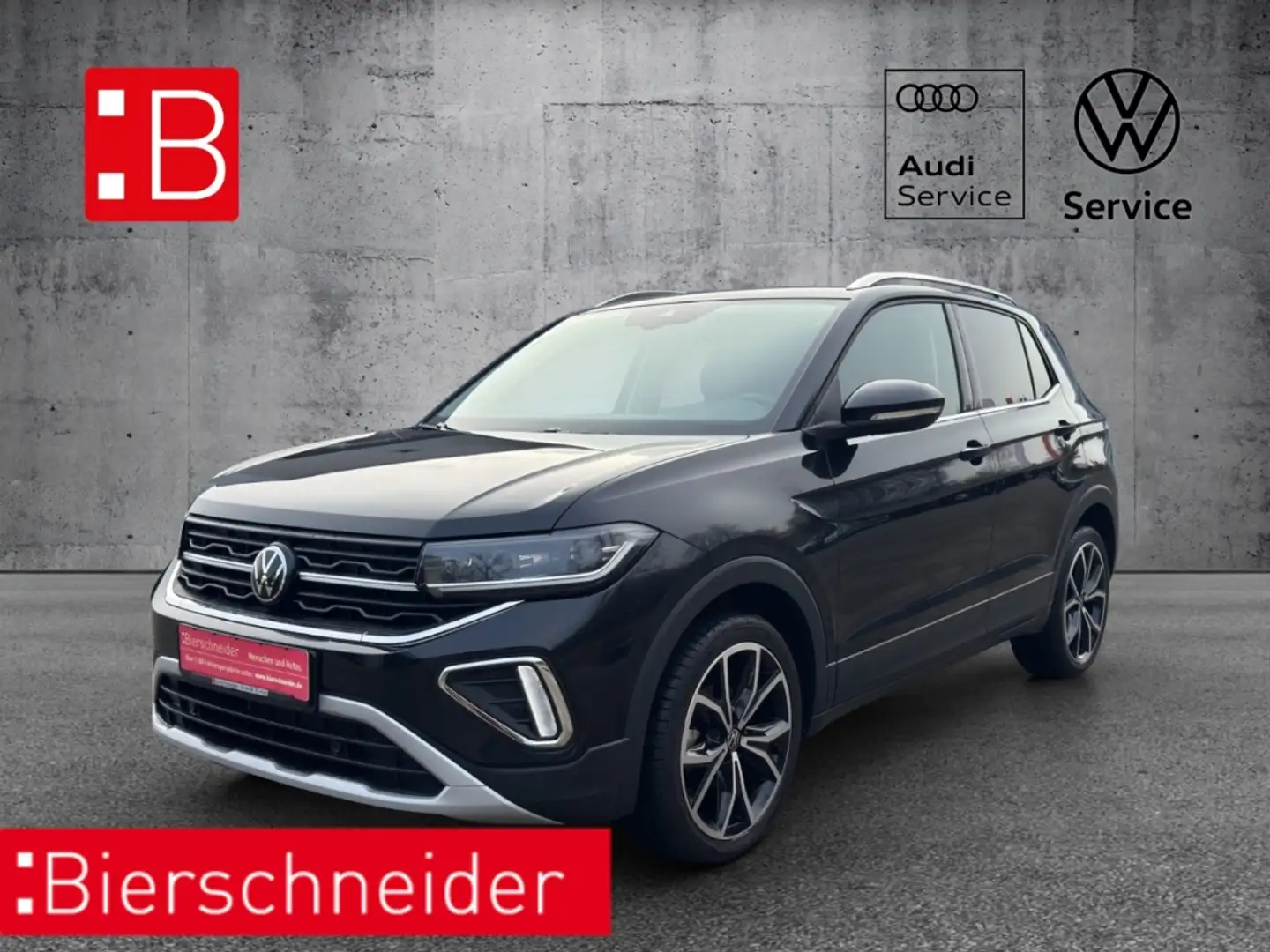 Volkswagen T-Cross 1.5 TSI DSG Style IQ-LIGHT DIGITAL PRO KAMERA AHK Negro - 1