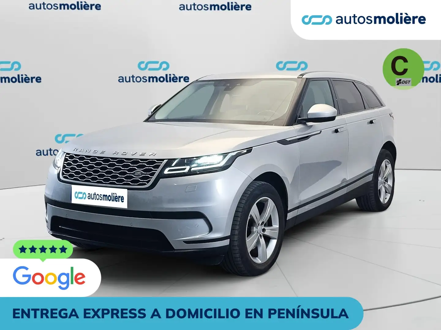 Land Rover Range Rover Velar 2.0D S 4WD Aut. 180 Argent - 1
