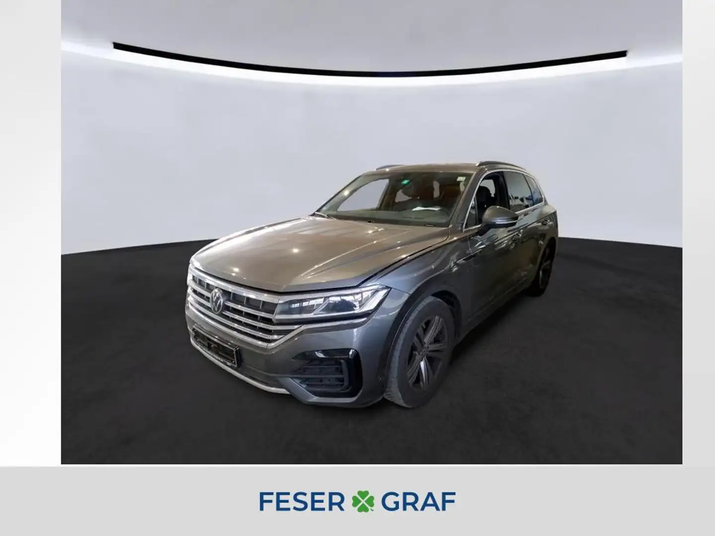 Volkswagen Touareg 3.0 TDI R-LINE 4M PANO HUD ACC NAVI LED Grau - 1