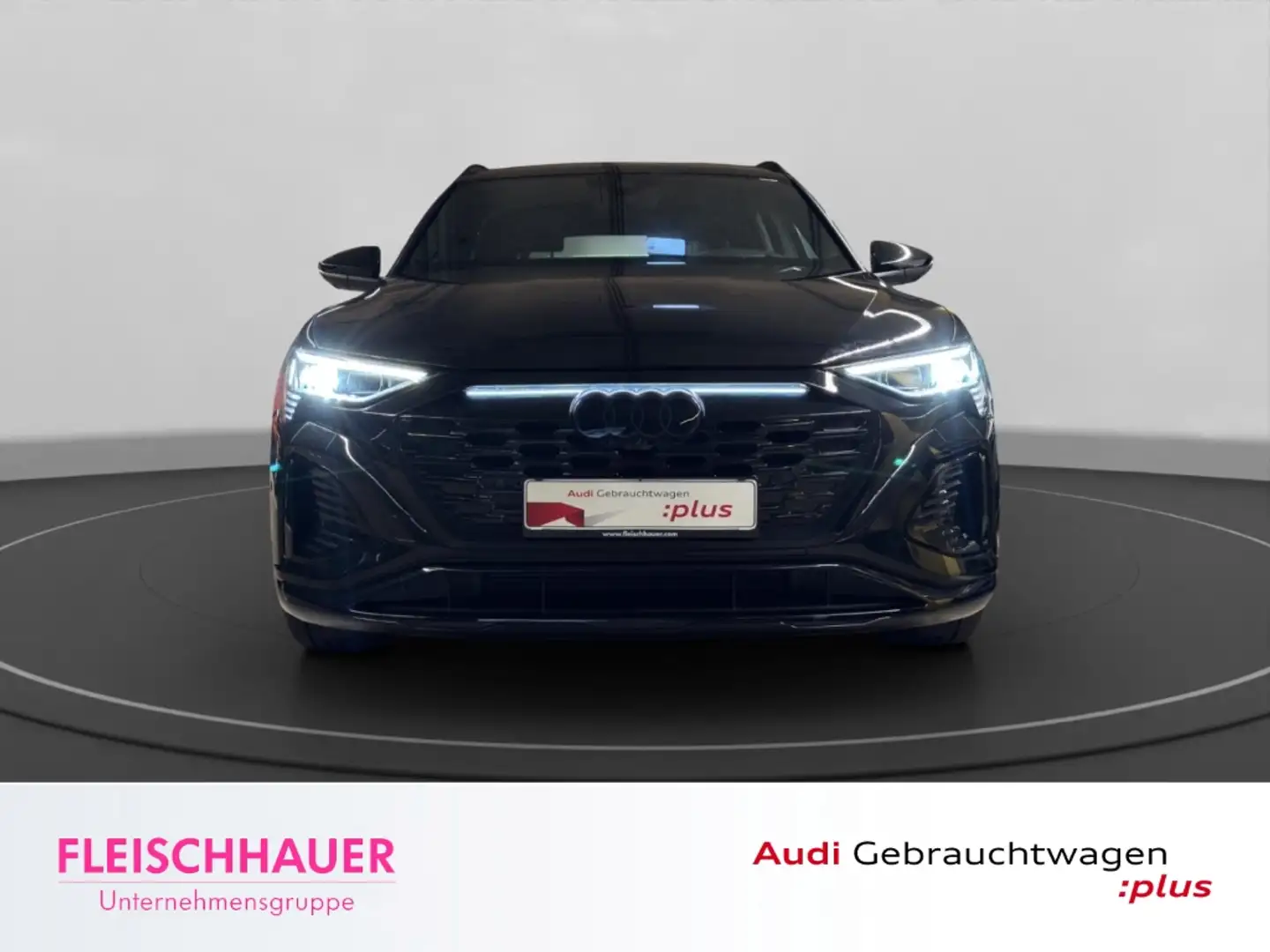 Audi Q8 e-tron 50 quattro S line MATRIX+HUD+LEDER+SHZ+NAVI Schwarz - 2
