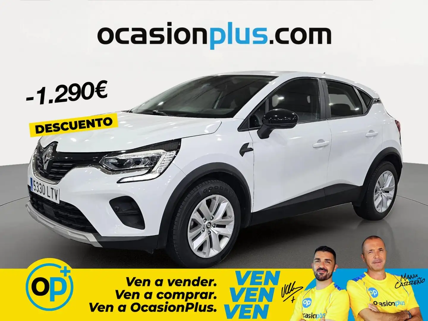 Renault Captur TCe Intens 74kW GLP Blanco - 1