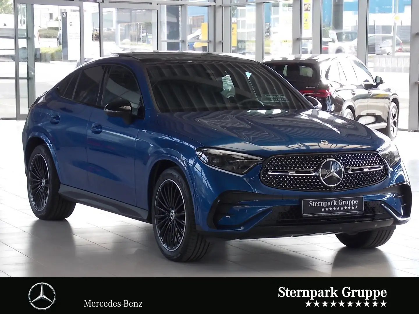 Mercedes-Benz GLC 450 GLC 450 d 4M Coupé AMG AHK Night DigiL Pano Memo Blau - 2