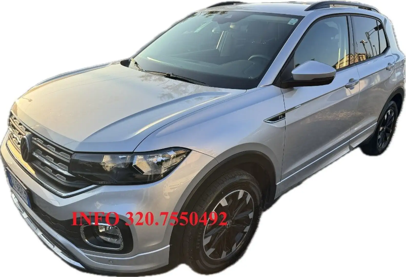 Volkswagen T-Cross 1.0 TSI 95CV R-Line UNIPRO KM CERTIFICATI Argent - 1