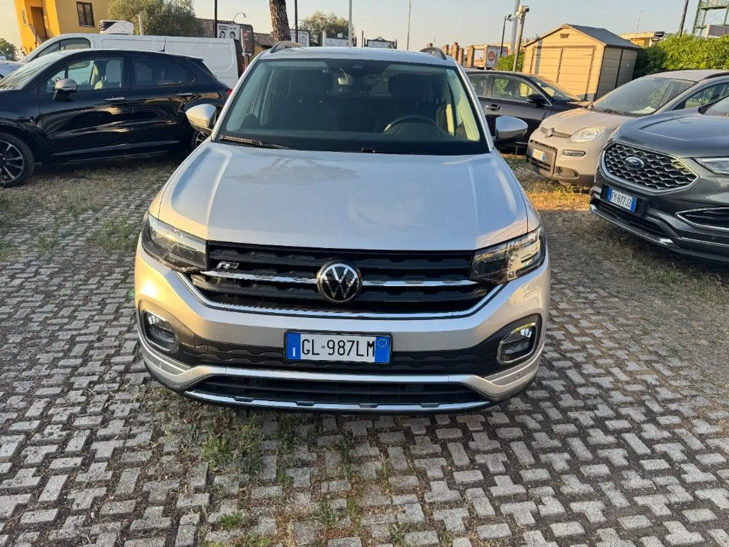 Volkswagen T-Cross 1.0 TSI 95CV R-Line UNIPRO KM CERTIFICATI Argent - 2