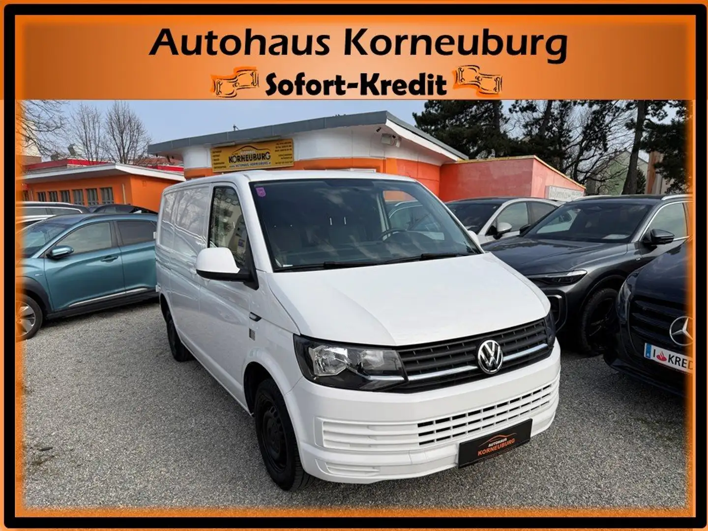 Volkswagen T6 Transporter Kastenwagen *1.Besitz*PDC*Sortimo-Verbau*Klima* Weiß - 1