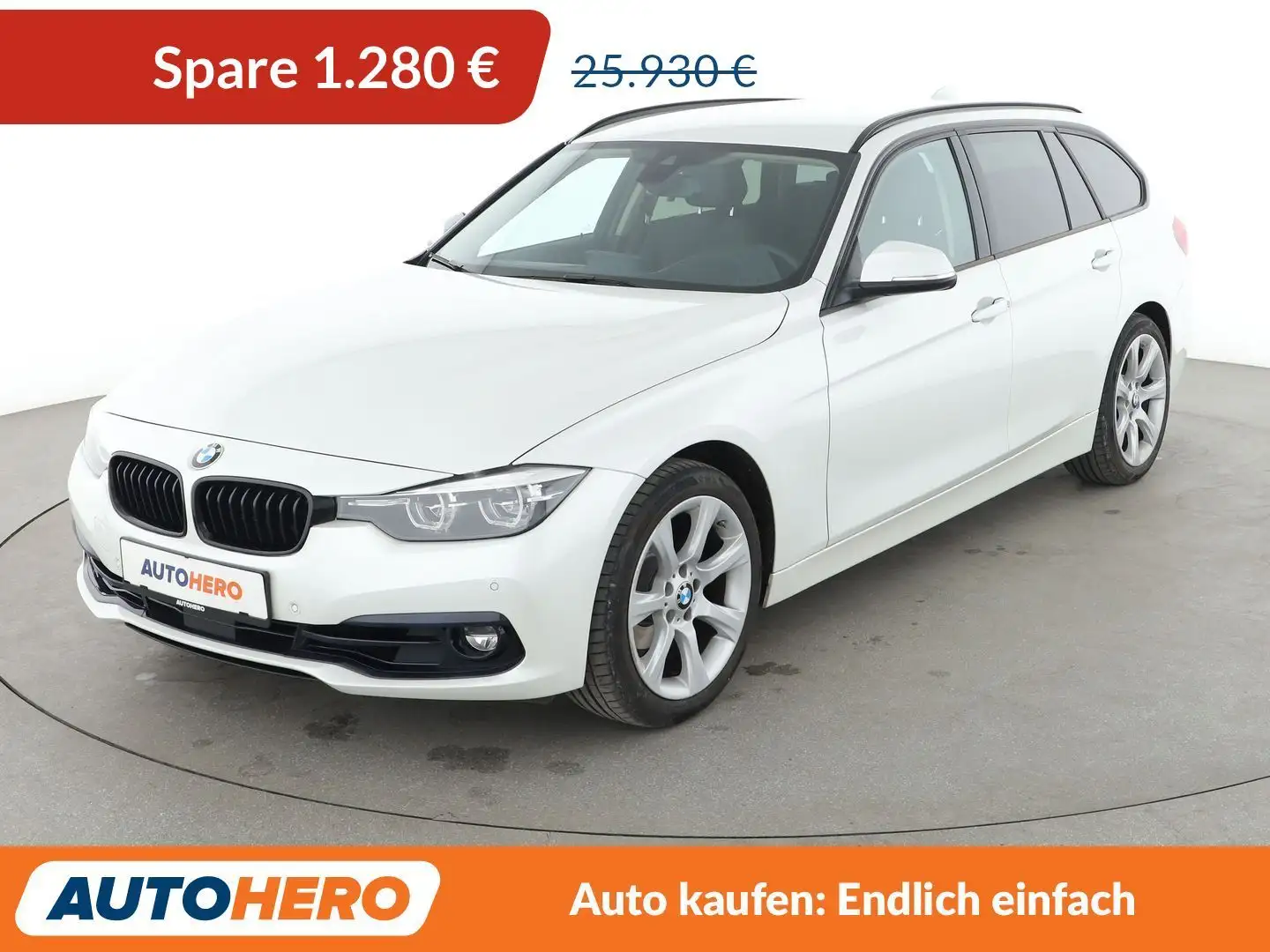 BMW 320 320i xDrive Sport Line Shadow Aut.*NAV*LED*ACC*CAM Weiß - 1