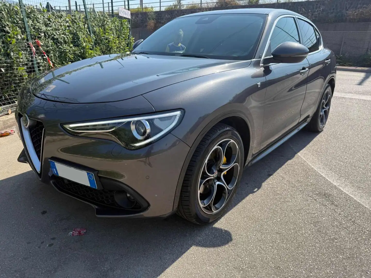 Alfa Romeo Stelvio 2.2 Turbodiesel 210 CV AT8 Q4 Veloce Tì Gris - 1