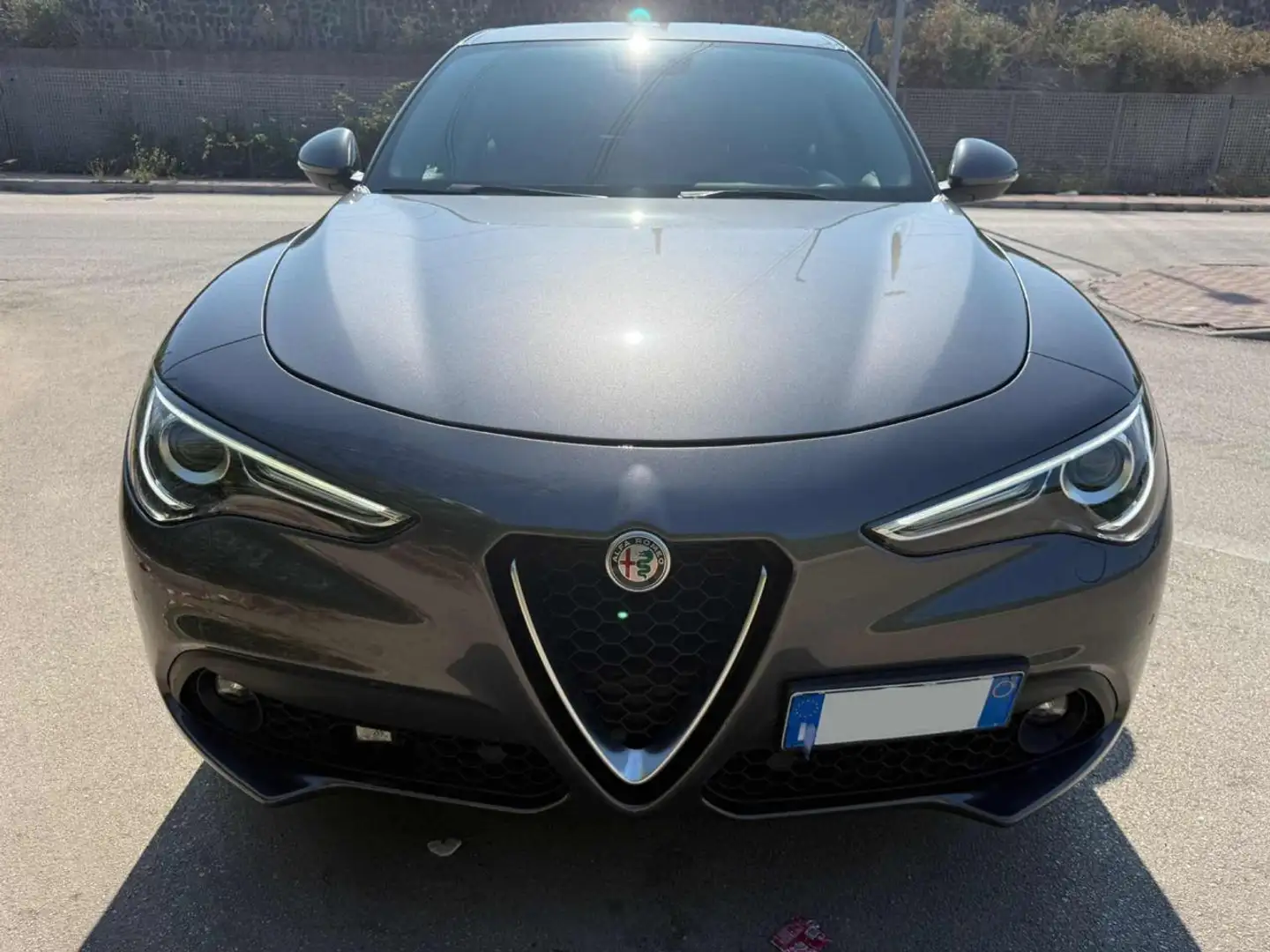 Alfa Romeo Stelvio 2.2 Turbodiesel 210 CV AT8 Q4 Veloce Tì Gris - 2