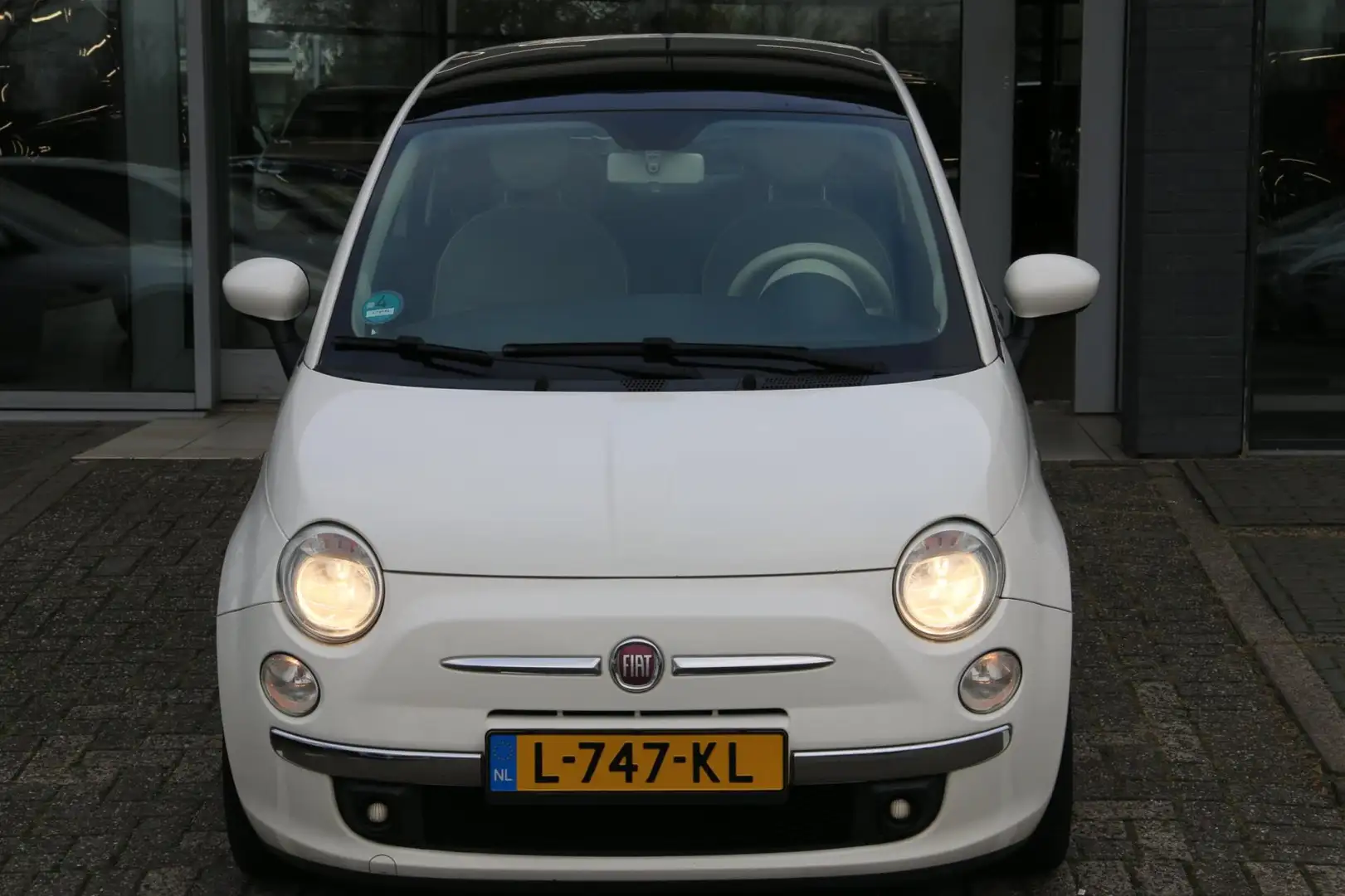 Fiat 500 1.2 Naked PANO-DAK Weiß - 2