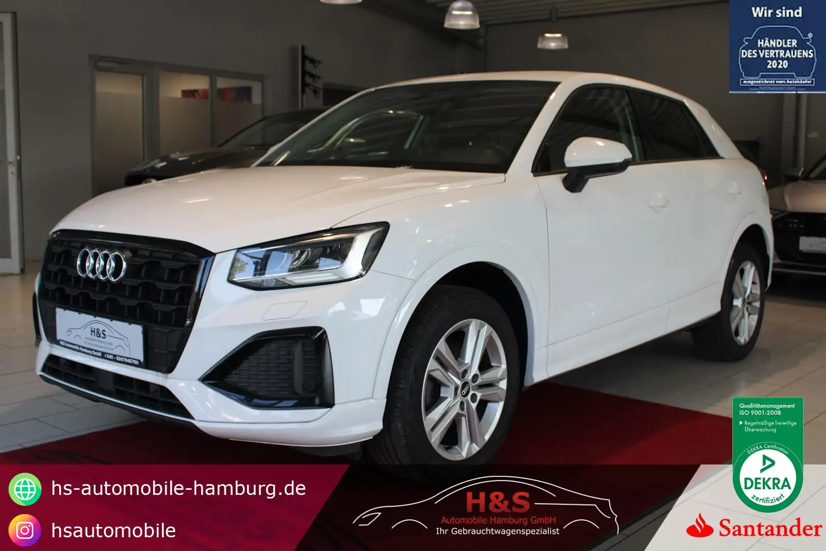 Audi Q2 35 TFSI advanced Carplay-Navi*Sitzheizung Blanc - 1