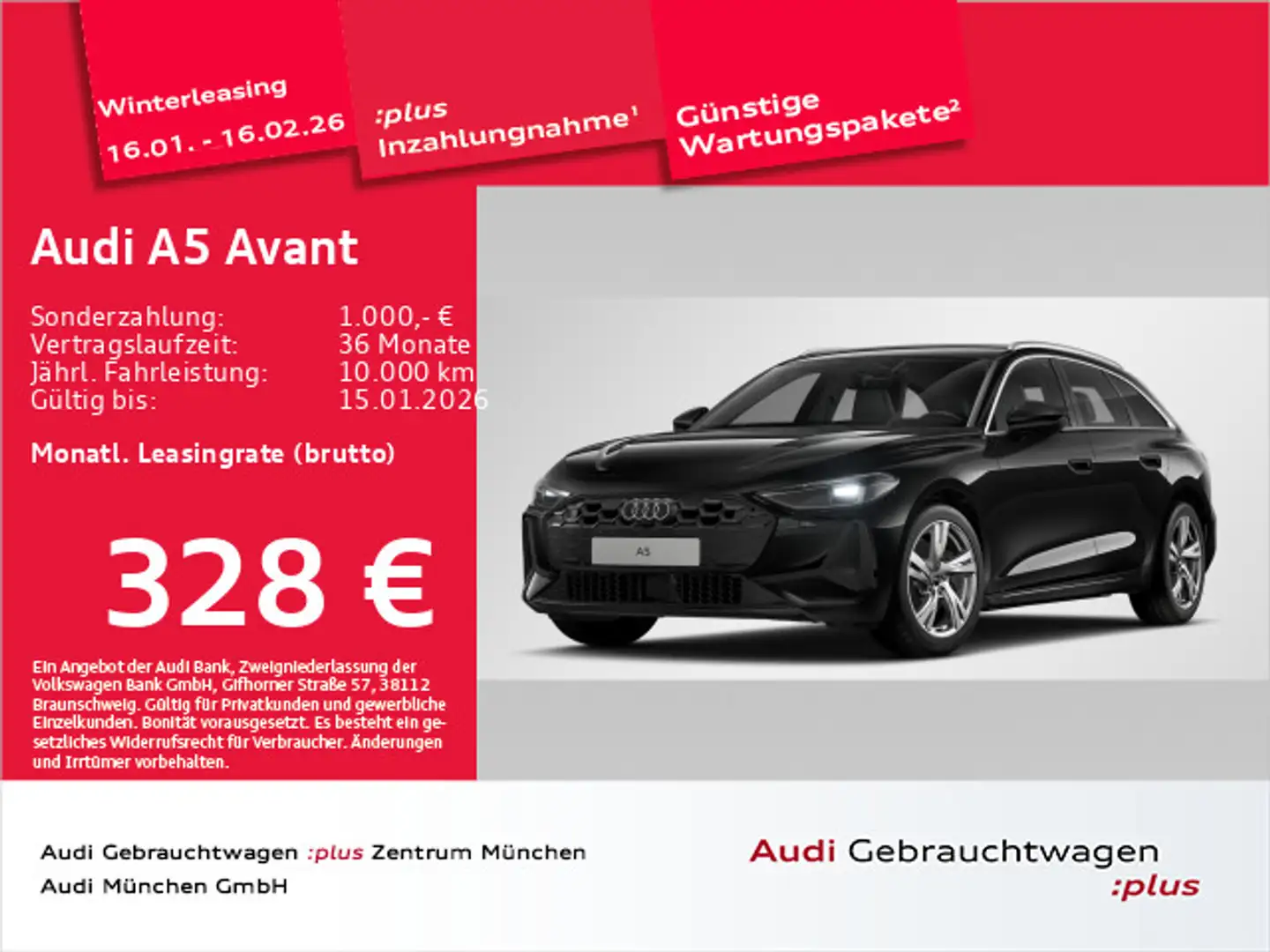 Audi A5 TFSI S tronic Navi/ACC Schwarz - 1
