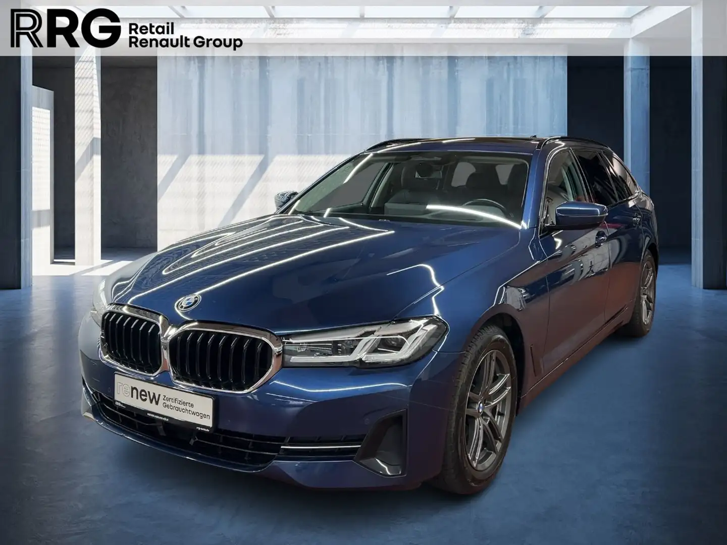 BMW 520 D TOURING 190 Bleu - 1