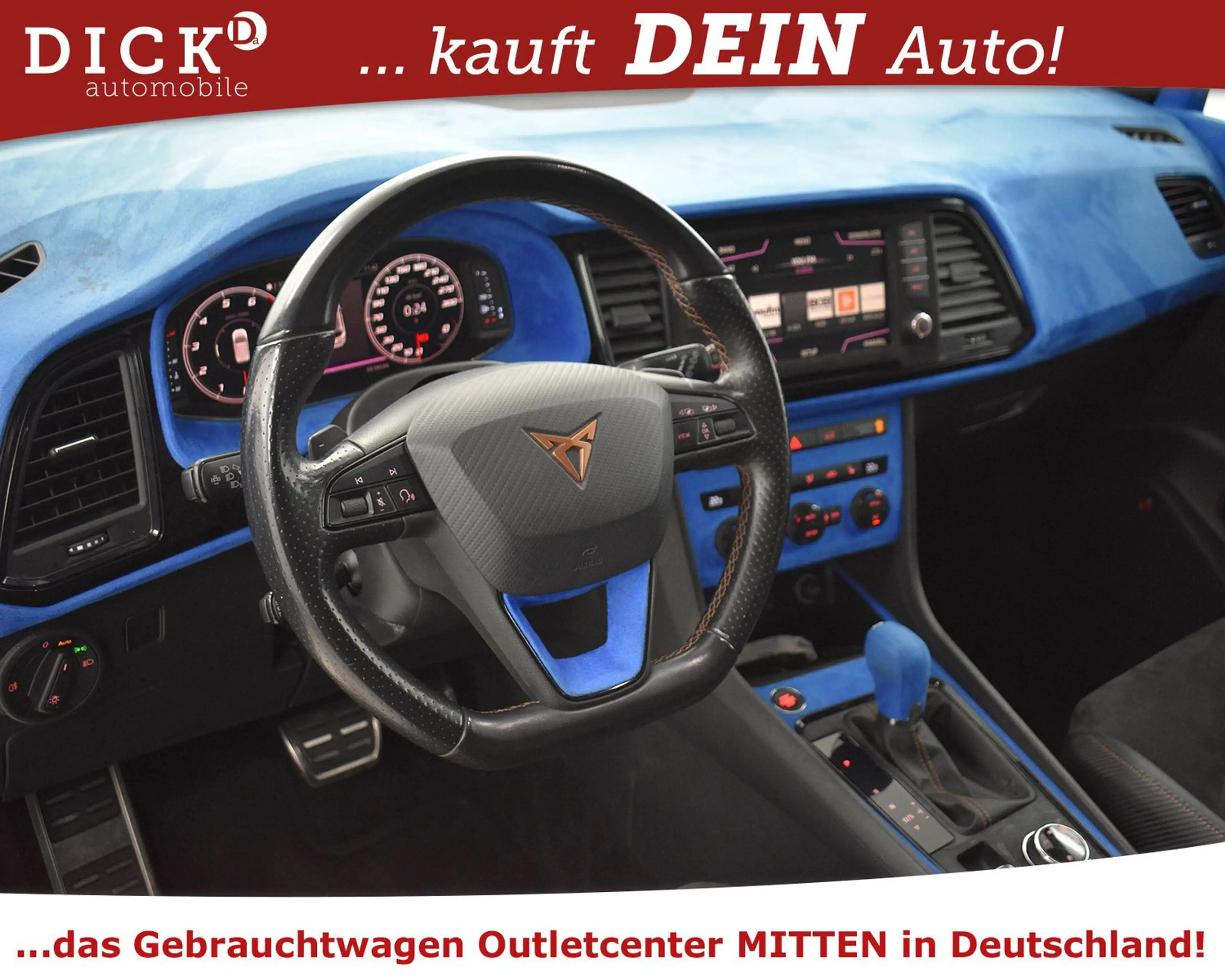 CUPRA Ateca 2.0TSI 4Drive PANOR+VIRTU+LED+360°+ACC+19" — photo 10