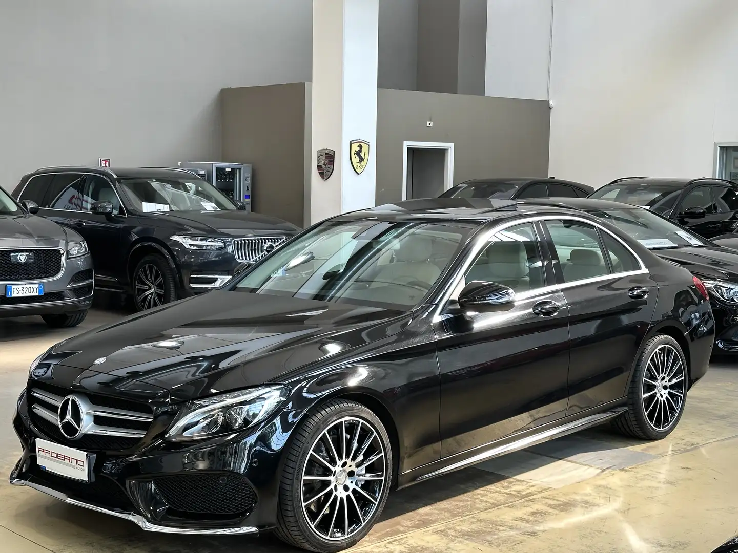 Mercedes-Benz C 250 d 4Matic Premium AMG auto-19"-Tetto-Unico Propriet Nero - 1
