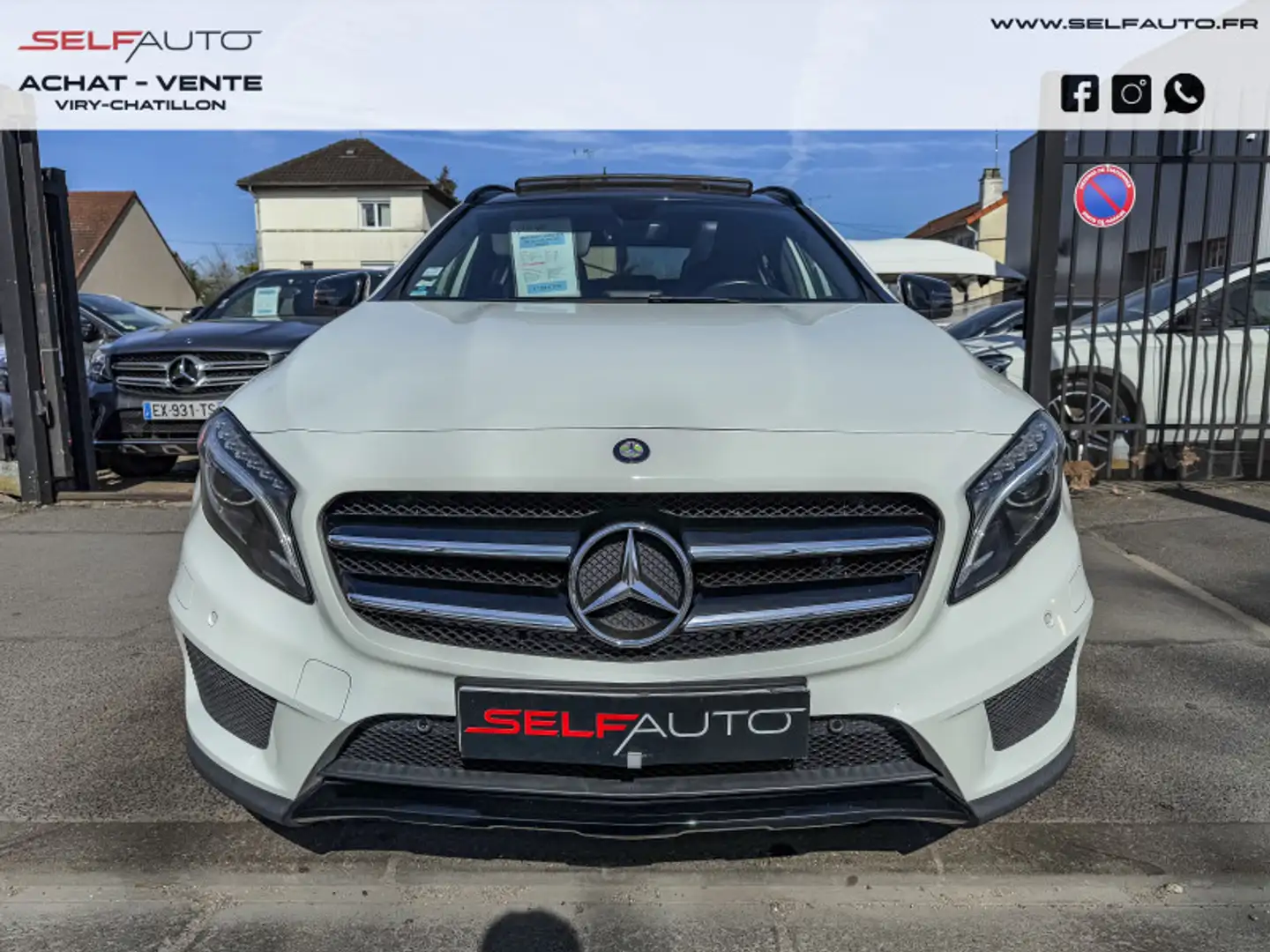 Mercedes-Benz GLA 200 200 CDI FASCINATION 7G-DCT Blanc - 2