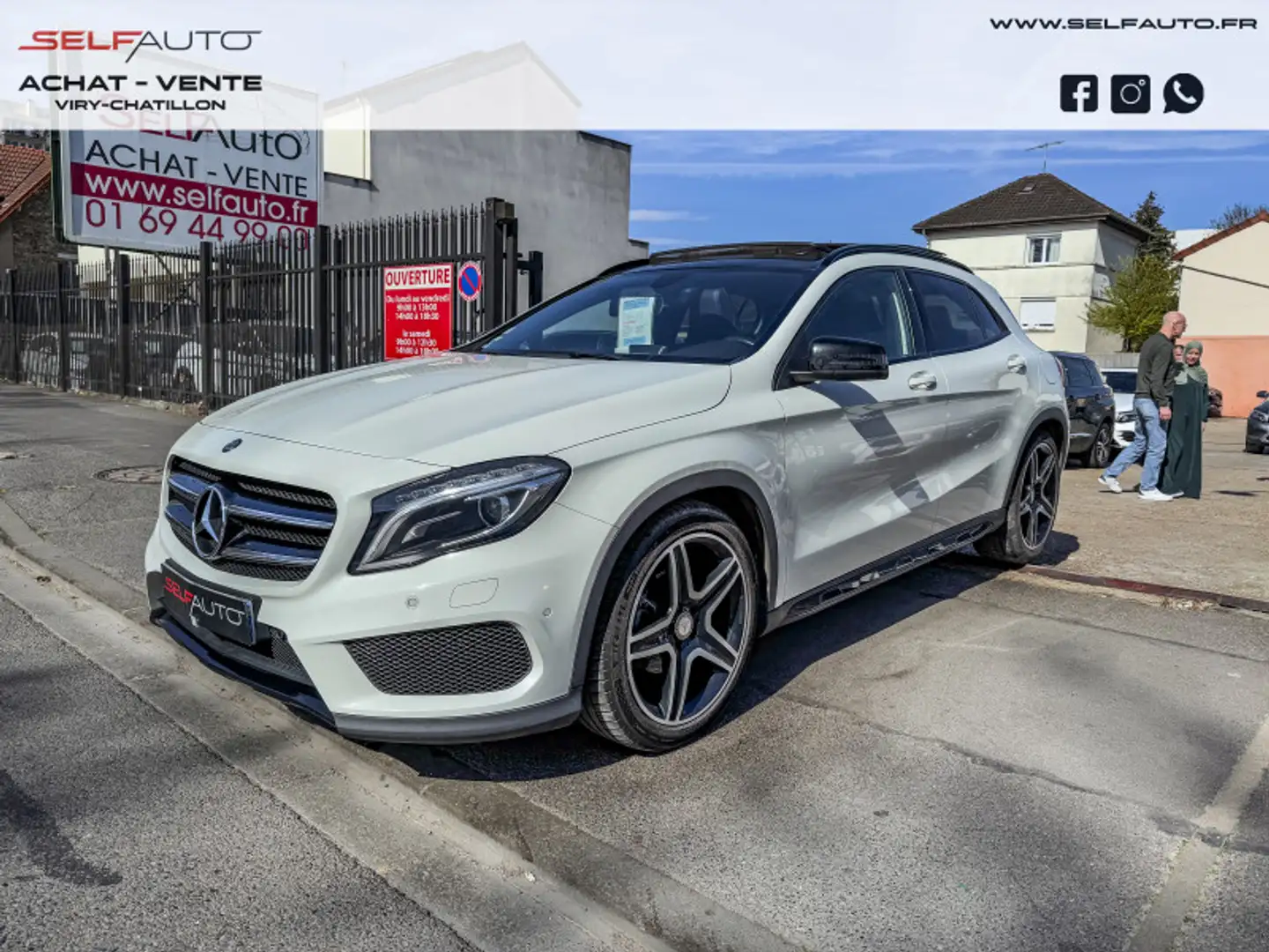 Mercedes-Benz GLA 200 200 CDI FASCINATION 7G-DCT Blanc - 1
