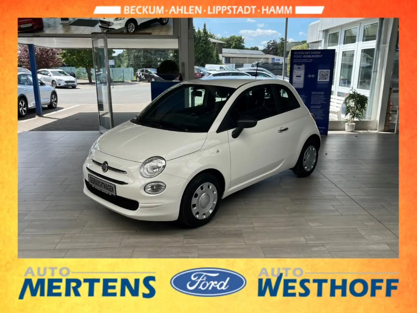 Fiat 500 Cult Klima Ganzjahresreifen DAB Weiß - 1