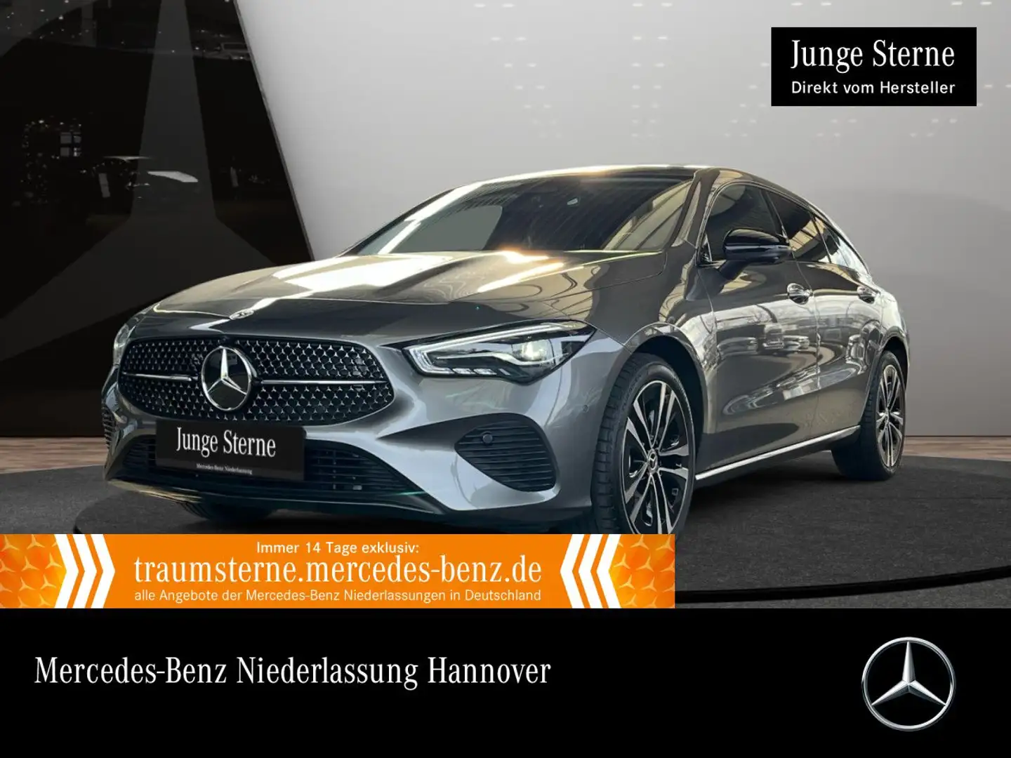 Mercedes-Benz CLA 200 PROGRESSIVE+NIGHT+PANO+360°+LED+TOTW+7G Gris - 1