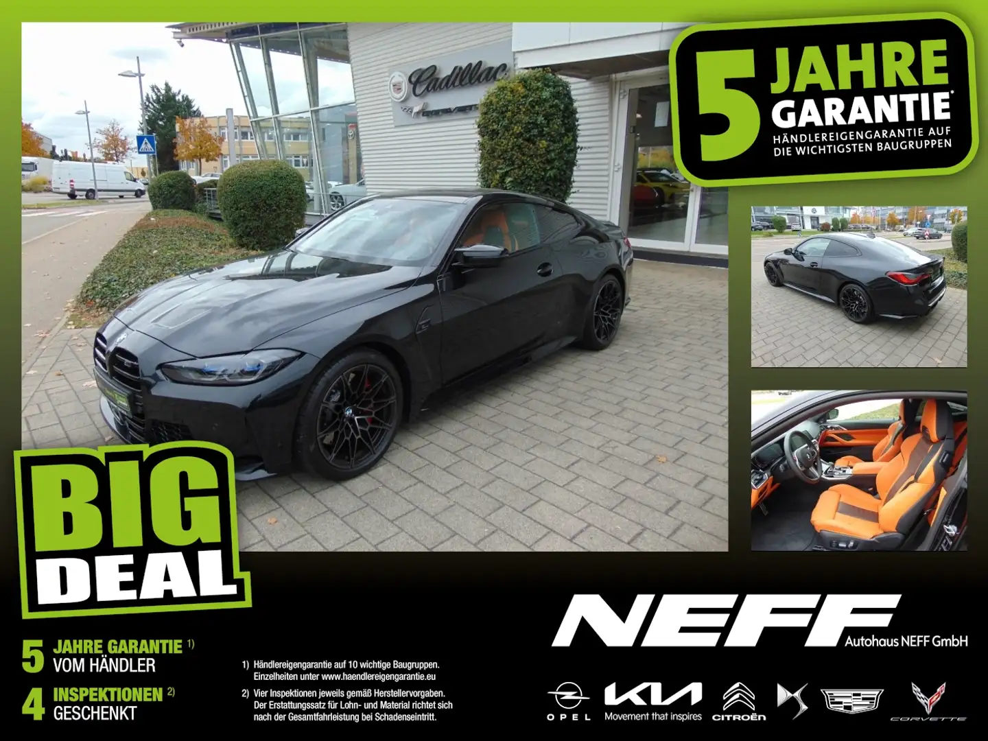 BMW M4 Coupe Competition Laser+SHZ+360+Fernlichtass. Noir - 1