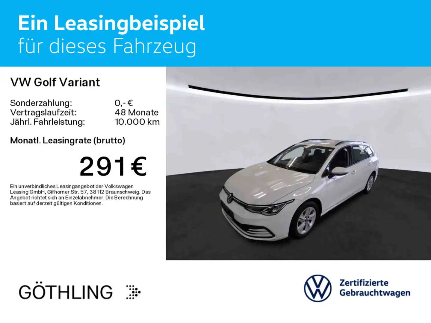 Volkswagen Golf Variant Life 2.0 TDI Alu*NAVI*ACC*LED*SHZ* Weiß - 2