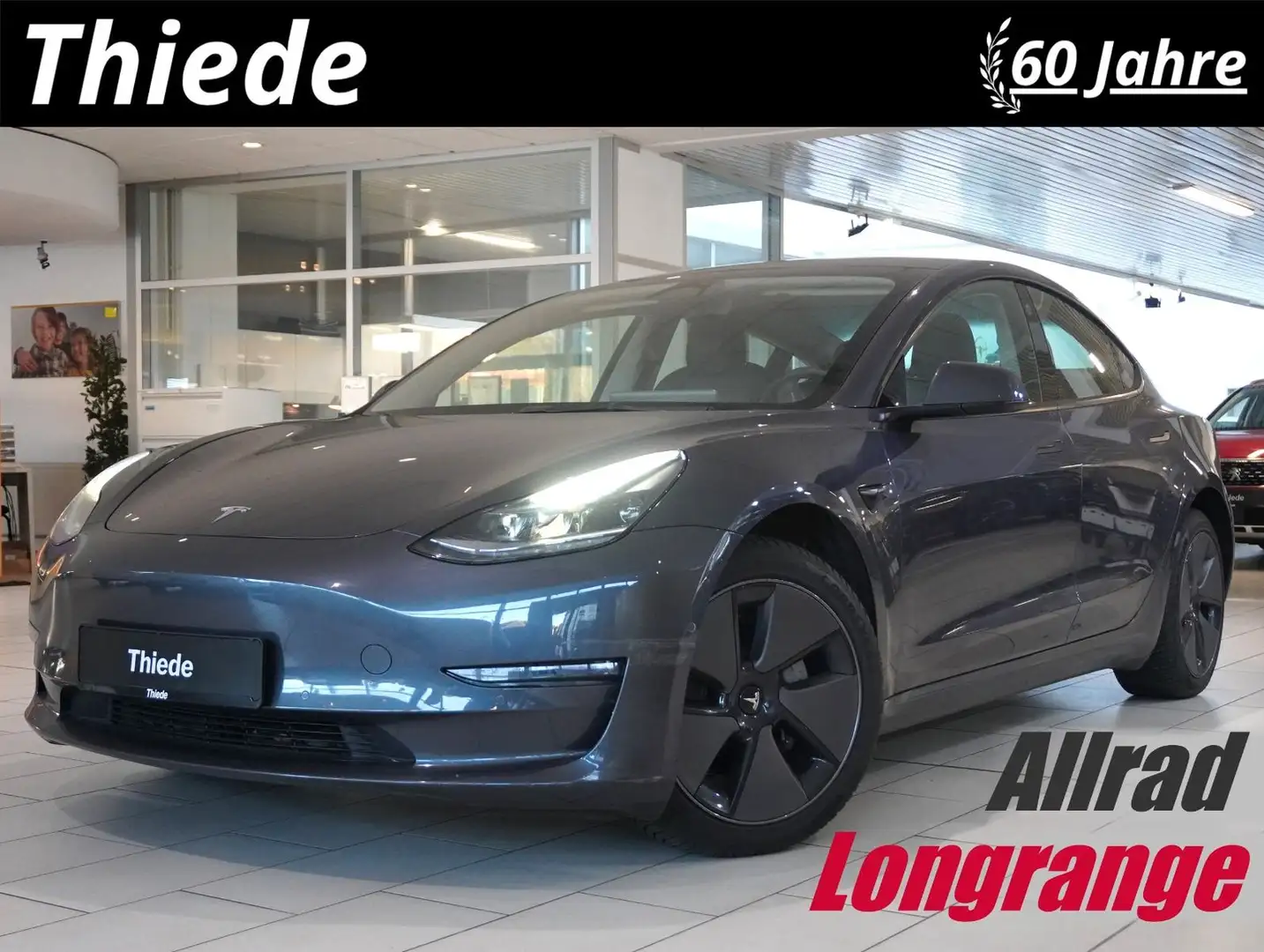 Tesla Model 3 LONGRANGE DUAL-MOTOR NAVI/KAMERA/SH/PANO Grau - 1