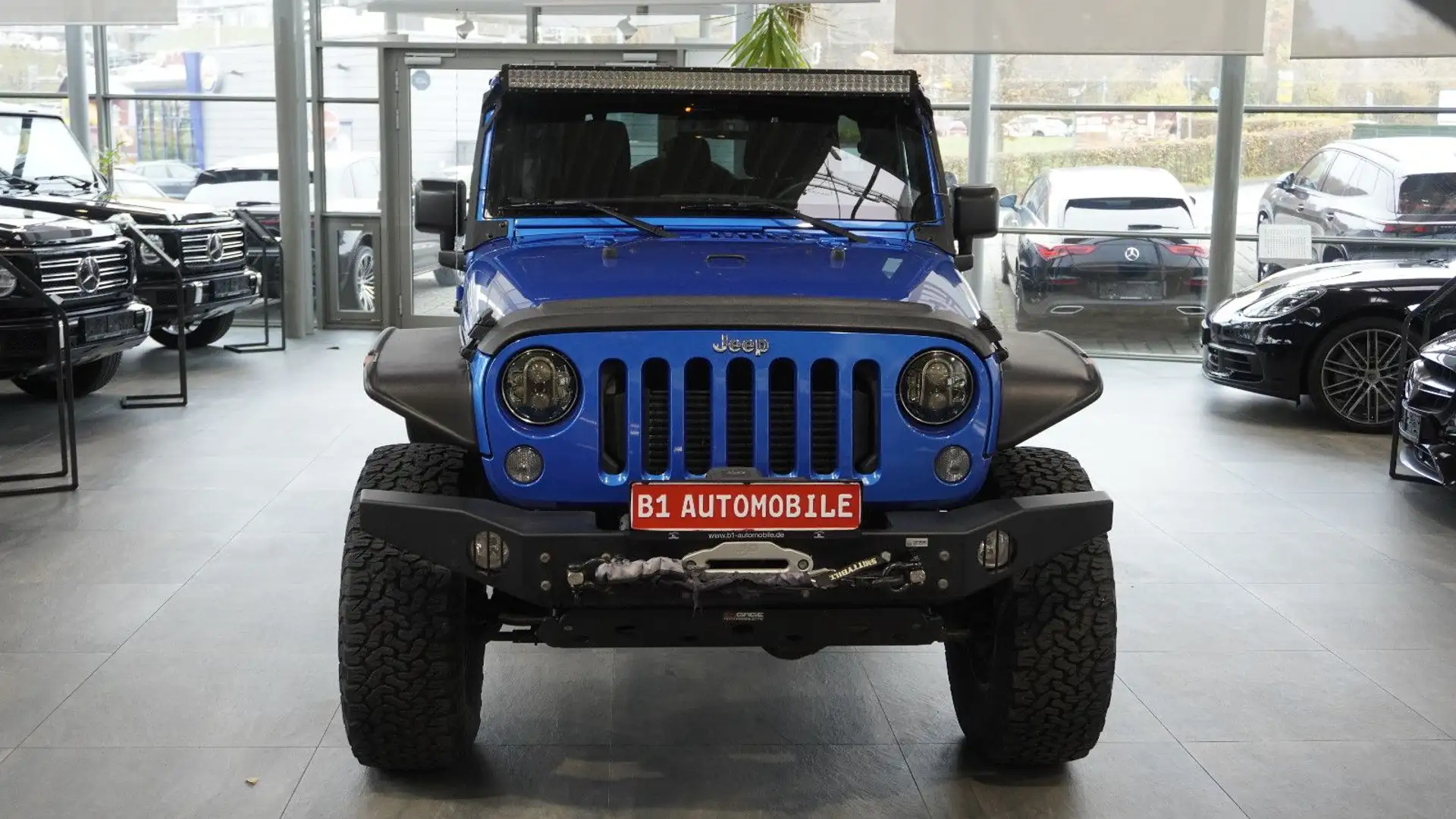 Jeep Wrangler Unlimited Rubicon*ALPINE*FOX*KAM*E-GAS* Bleu - 2