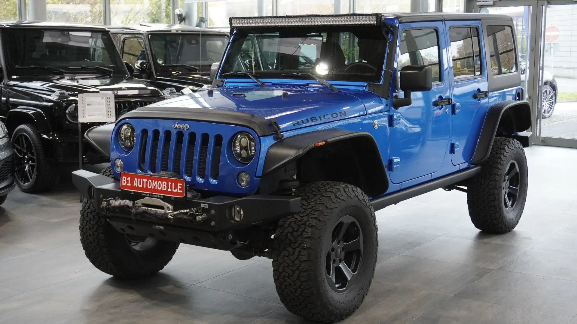Jeep Wrangler Unlimited Rubicon*ALPINE*FOX*KAM*E-GAS* Bleu - 1