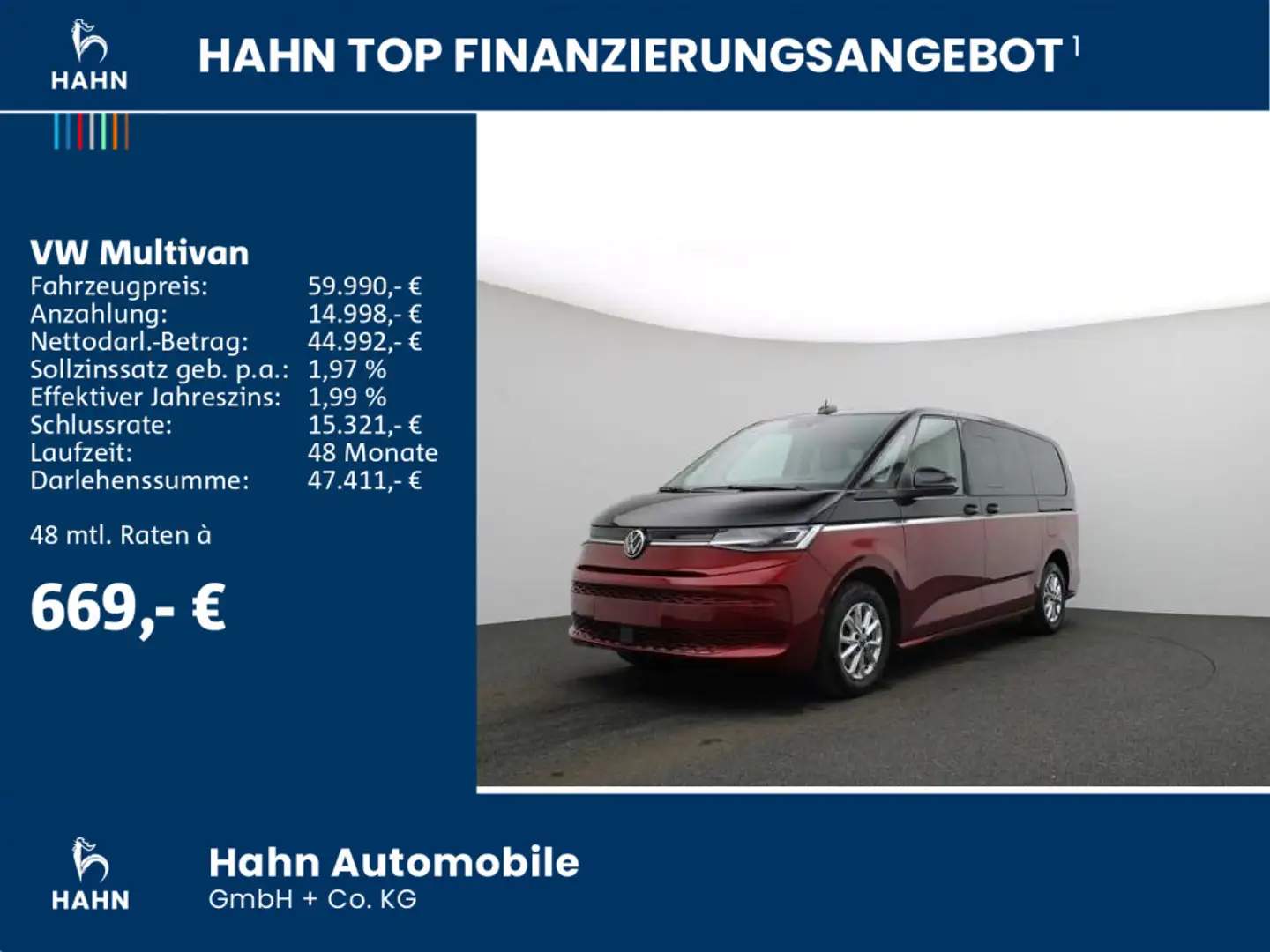 Volkswagen T7 Multivan T7 Multivan Life LÜ 2,0TDI110kW DSG IQ.LIGHT AHK Schwarz - 2