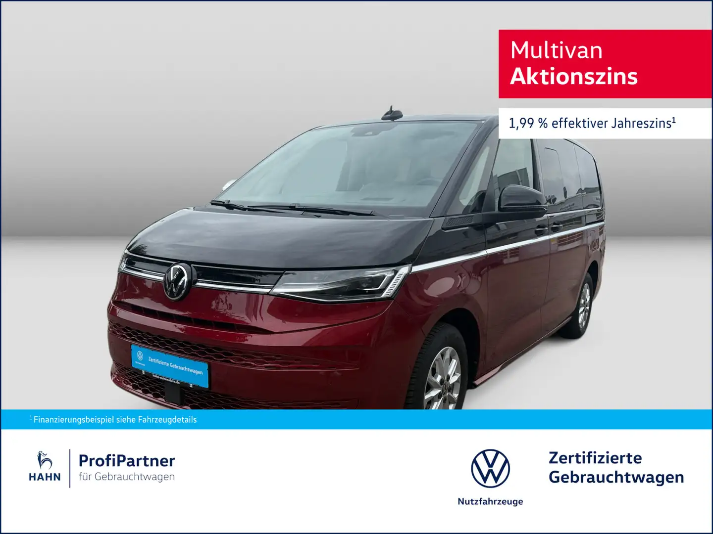 Volkswagen T7 Multivan T7 Multivan Life LÜ 2,0TDI110kW DSG IQ.LIGHT AHK Noir - 1