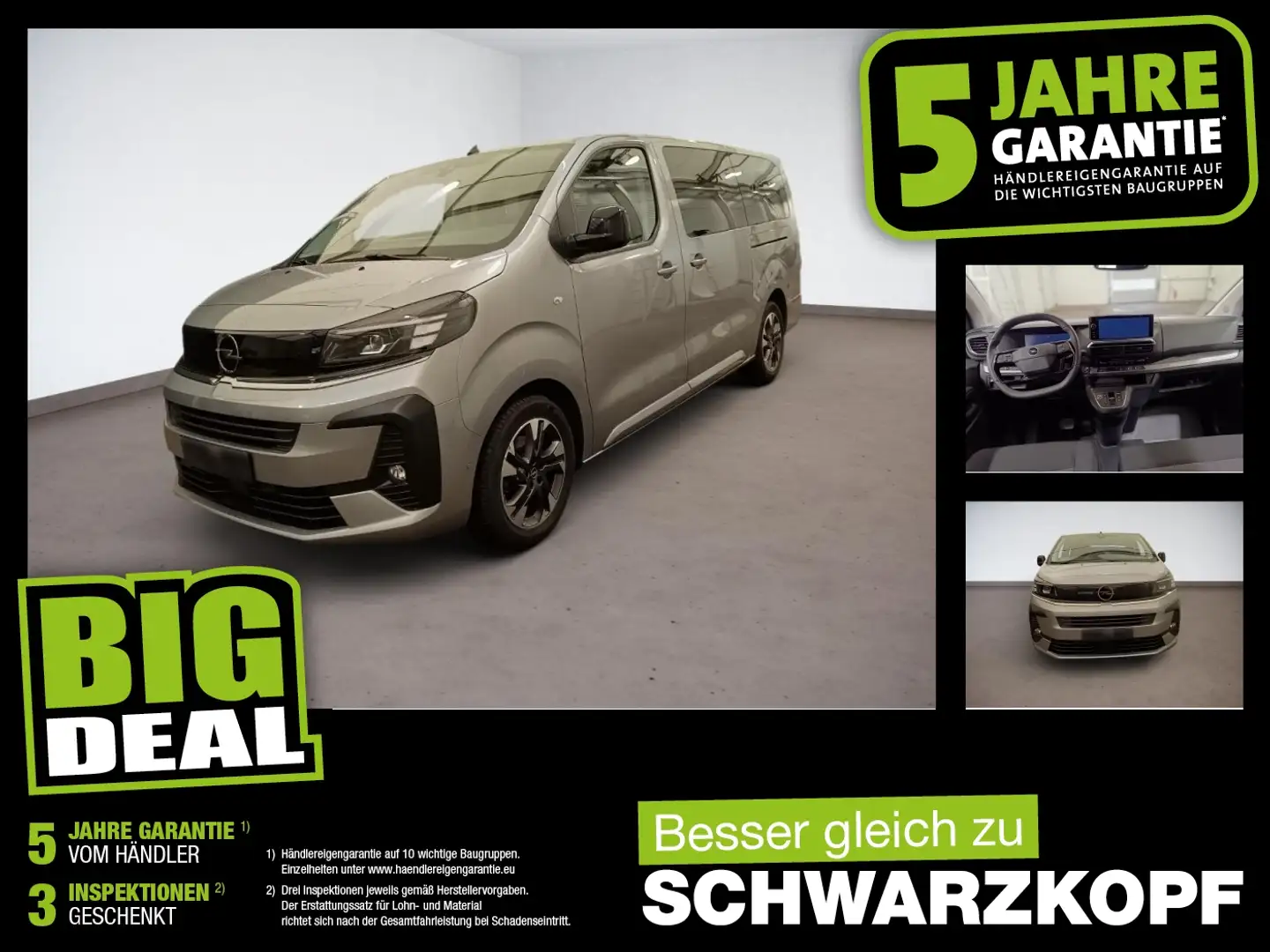 Opel Zafira Life 2.0 D (L3) Edition XL Lenkradheizung Argent - 1