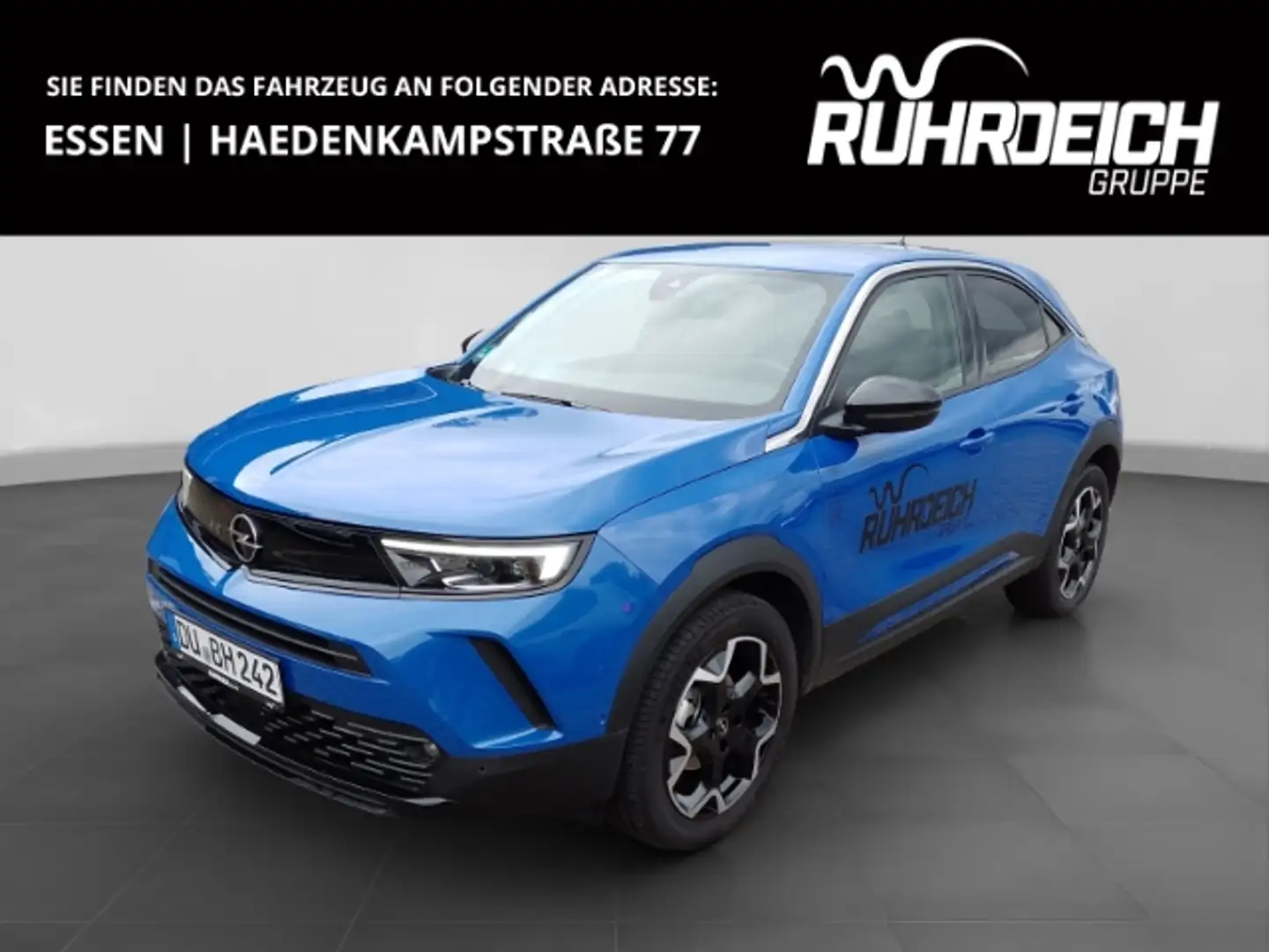 Opel Mokka 1.2 AT Ultimate Navi RFK FSE SHZ PDC digitales Coc Blau - 1