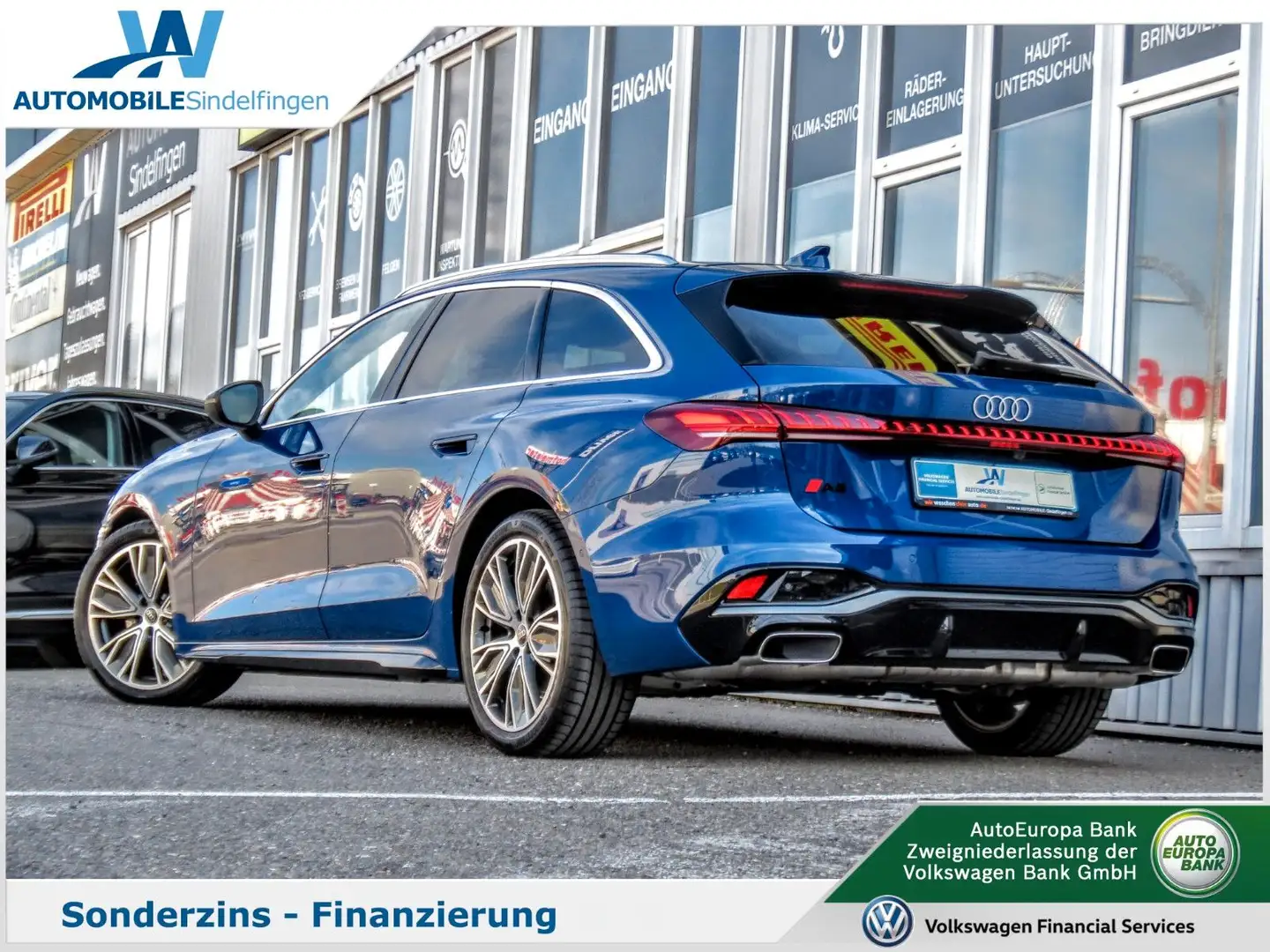Audi A5 Avant TFSI 150 kW 2x S line LEDER EL.SITZE Blu/Azzurro - 2