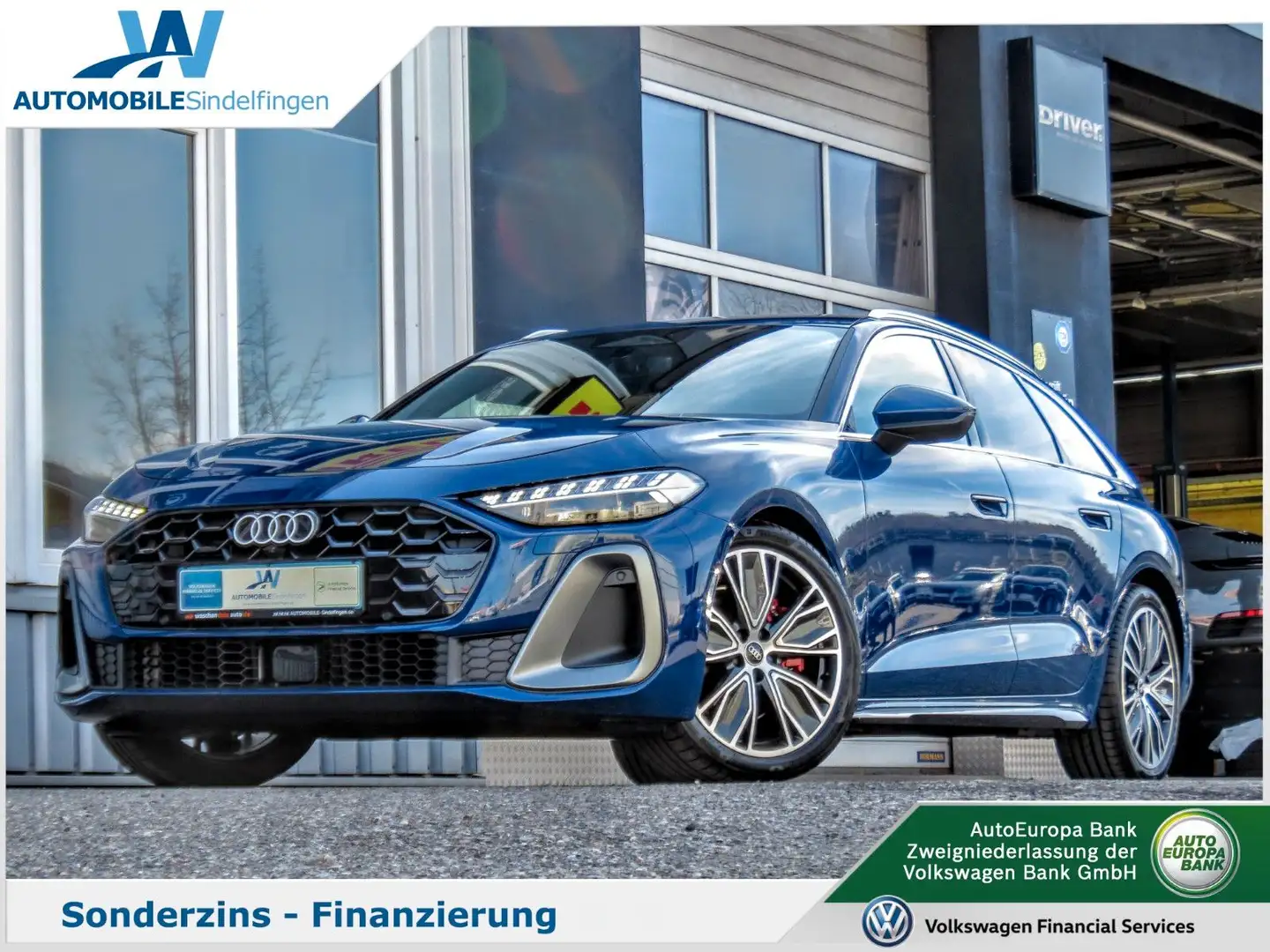 Audi A5 Avant TFSI 150 kW 2x S line LEDER EL.SITZE Blu/Azzurro - 1