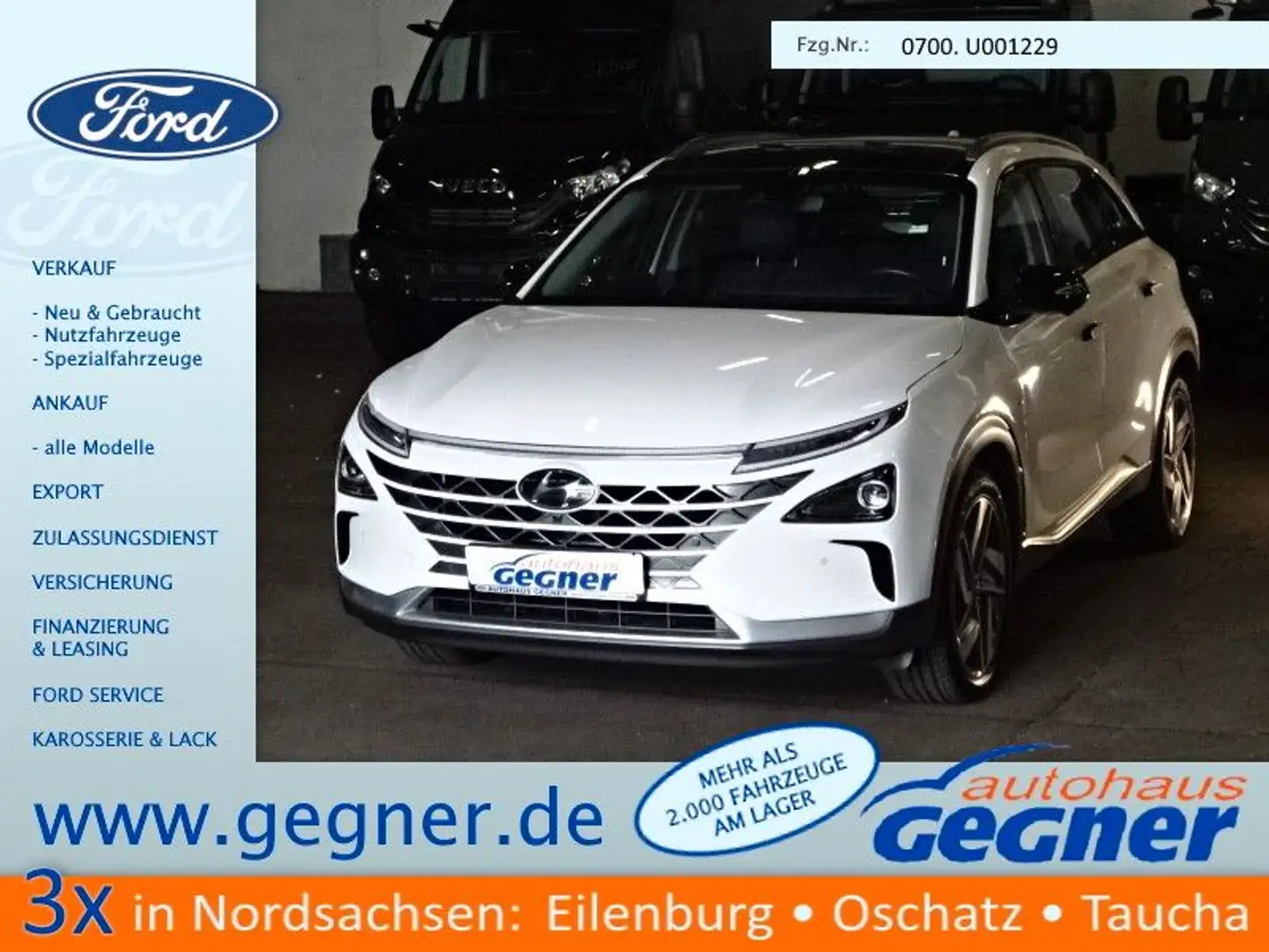 Hyundai NEXO Navi Kamera LED Wasserstoff Premium Bílá - 1