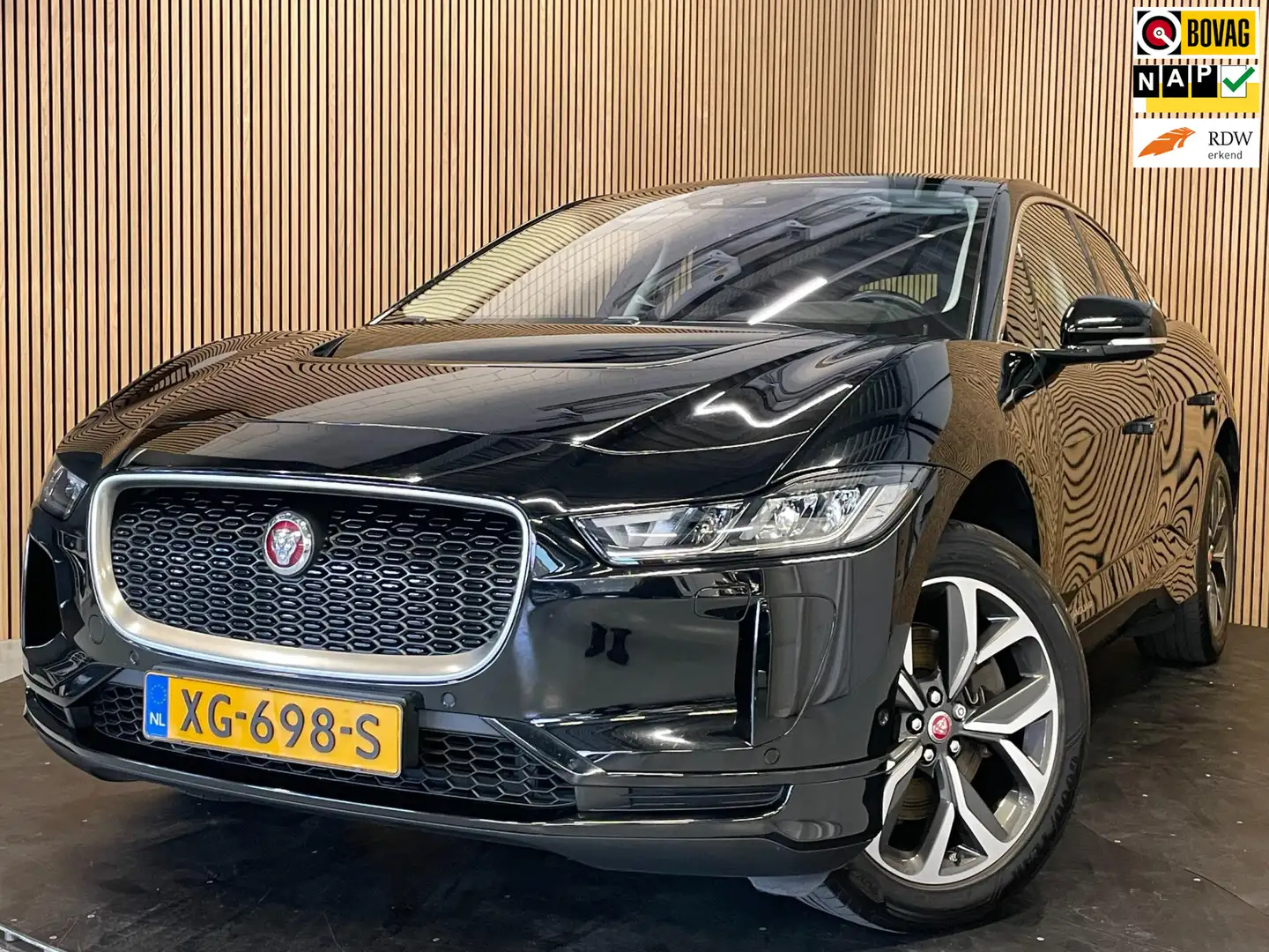 Jaguar I-Pace EV400 S 90 kWh | Keyless | Leer | Carplay | Navi | Zwart - 1