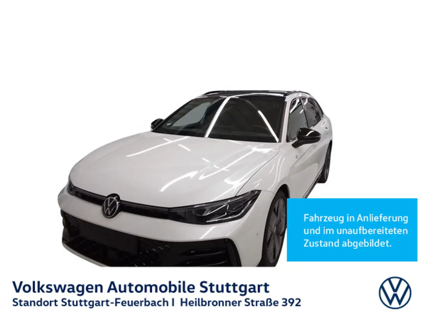 Volkswagen Passat Variant 2.0 TDI R-Line DSG Navi AHK Weiß - 2