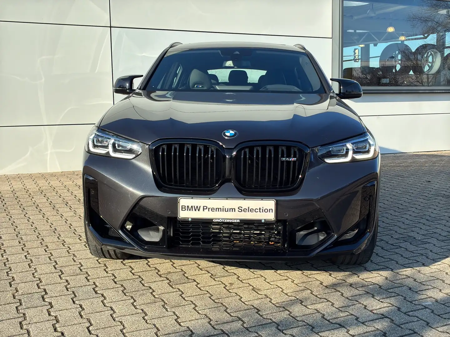 BMW X4 M Competition Pano+H&K+HUD+SHZhinten+Parkass Gris - 2