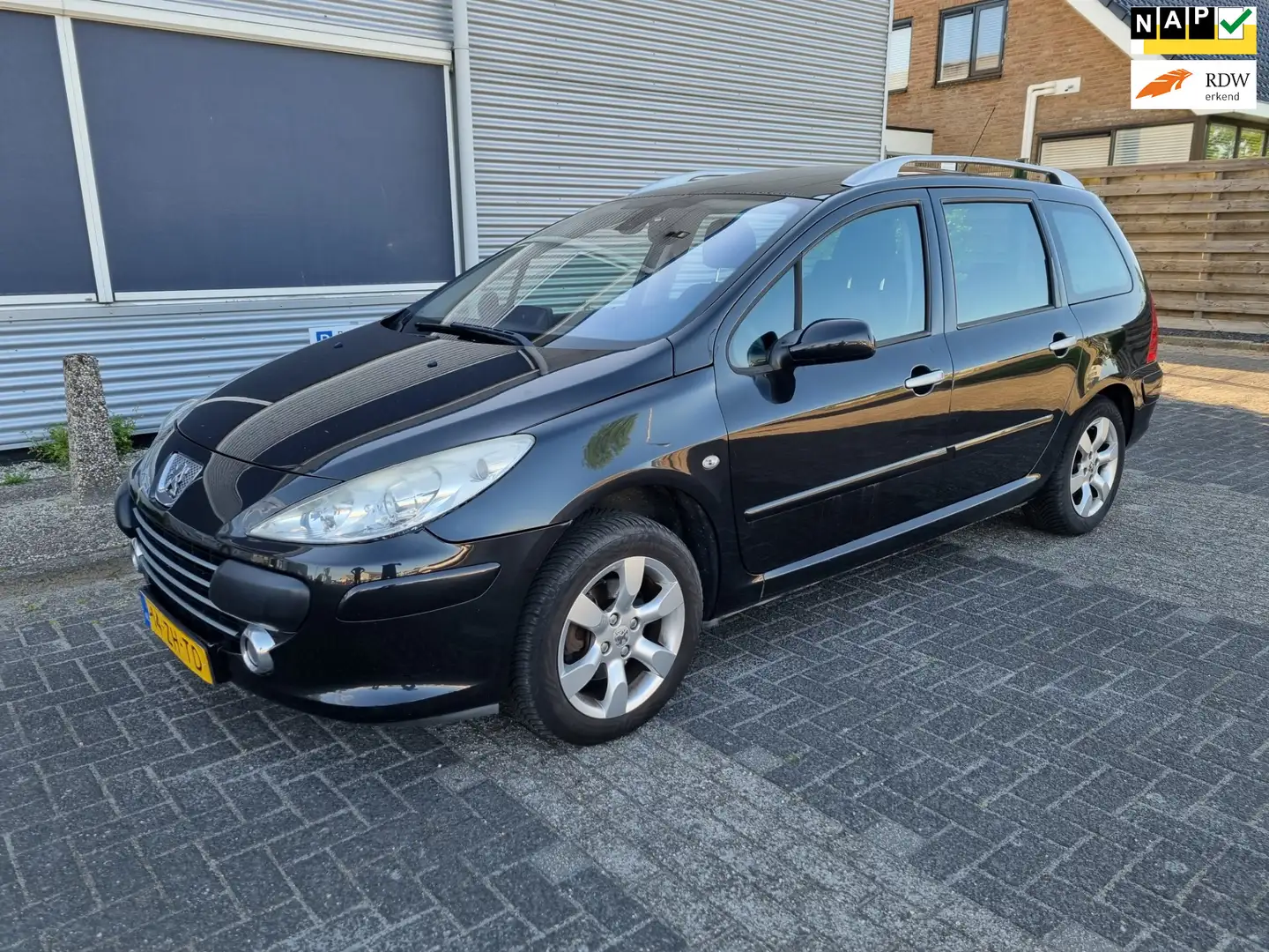 Peugeot 307 SW 1.6-16V Premium Panoramadak! Navi! Bj:2008 NAP! Чорний - 1