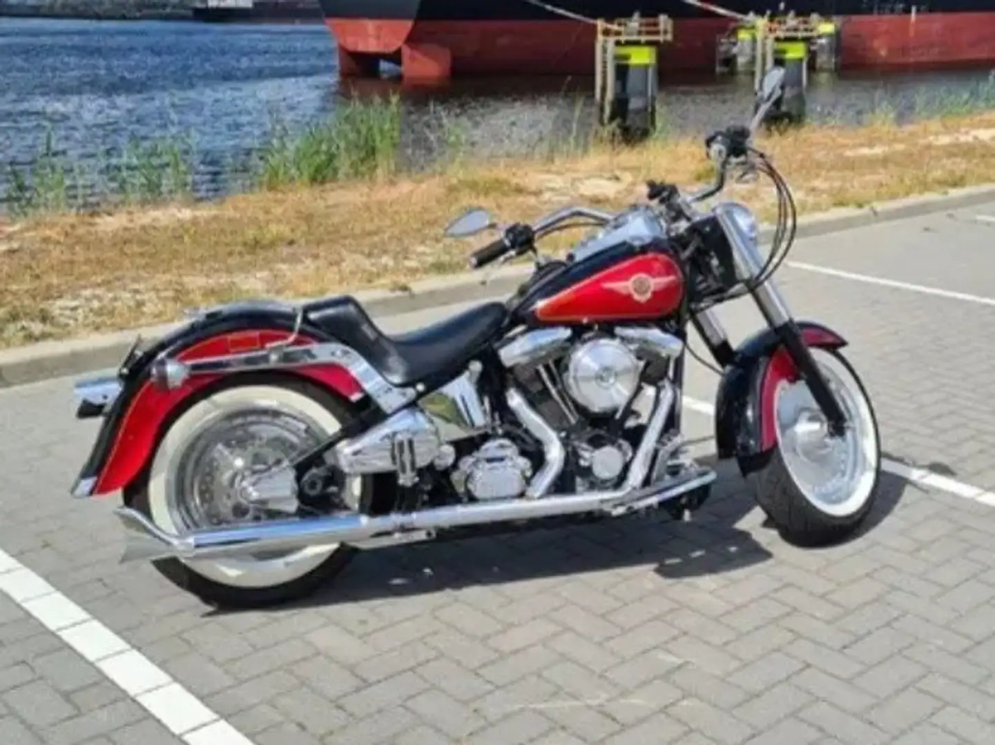 Harley-Davidson Fat Boy 1340cc evo Rood - 2