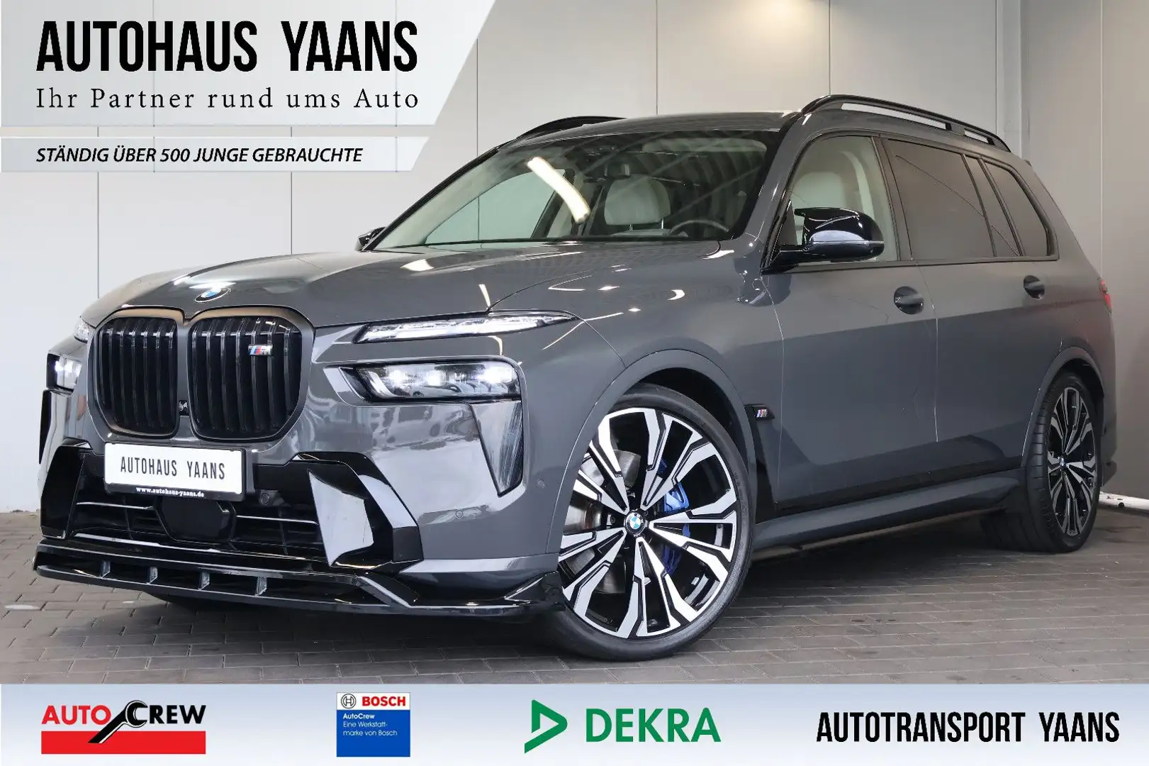 BMW X7 M60 i M PRO B&W+LUFT+SKY+HUD+GLOW+SOFT+23" Grau - 1